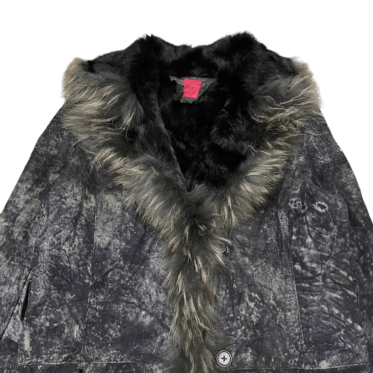 If Six Was Nine Vintage Pasqua Raccoon Fur Rabbit Leather Jacket lgb hg Size US M / EU 48-50 / 2 - 2 Thumbnail