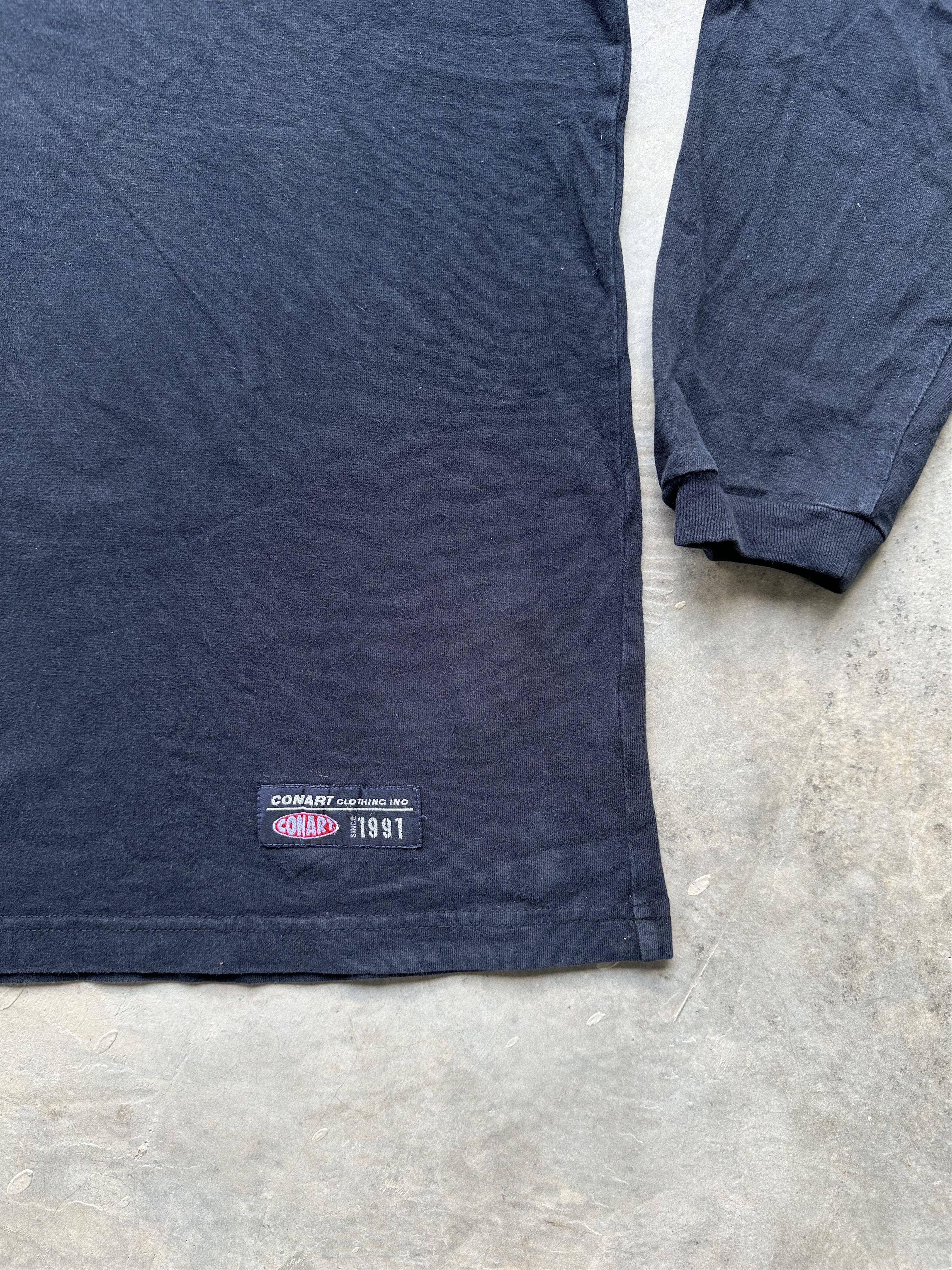 Vintage Vtg Conart 1991 HipHop Clothing Power Black Mind Is Endless Size US L / EU 52-54 / 3 - 6 Thumbnail