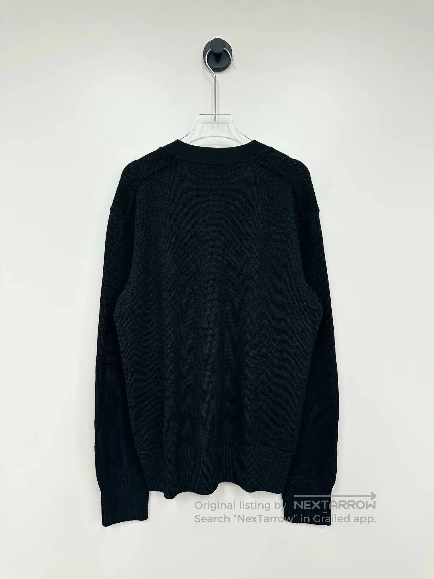 Burberry Burberry Black Battle Horse Plaid Tag Logo Wool Knit Cardi Size US S / EU 44-46 / 1 - 2 Thumbnail