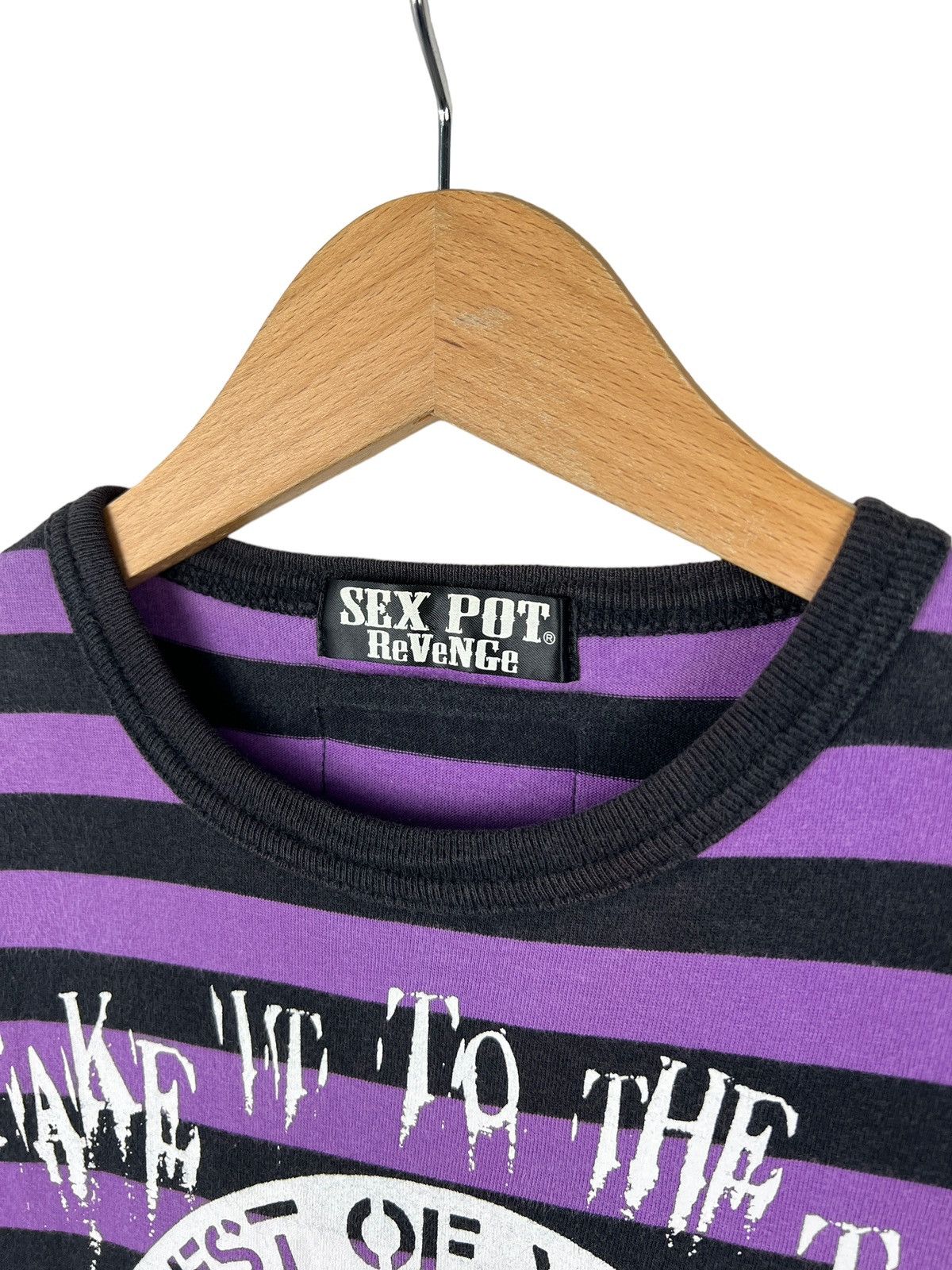 Sex Pot ReVeNGe Sex Pot Revenge Stripes Tshirt Size US XS / EU 42 / 0 - 5 Thumbnail