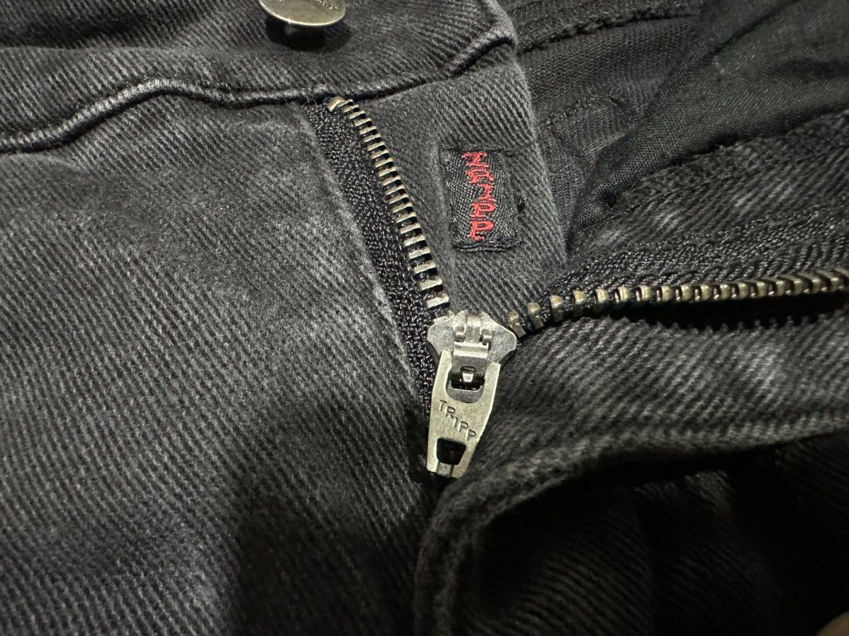 Tripp NYC 🔥Y2K Archive Tripp NYC Super Black Denim Skinny Dang Goodman Size US 34 / EU 50 - 7 Thumbnail