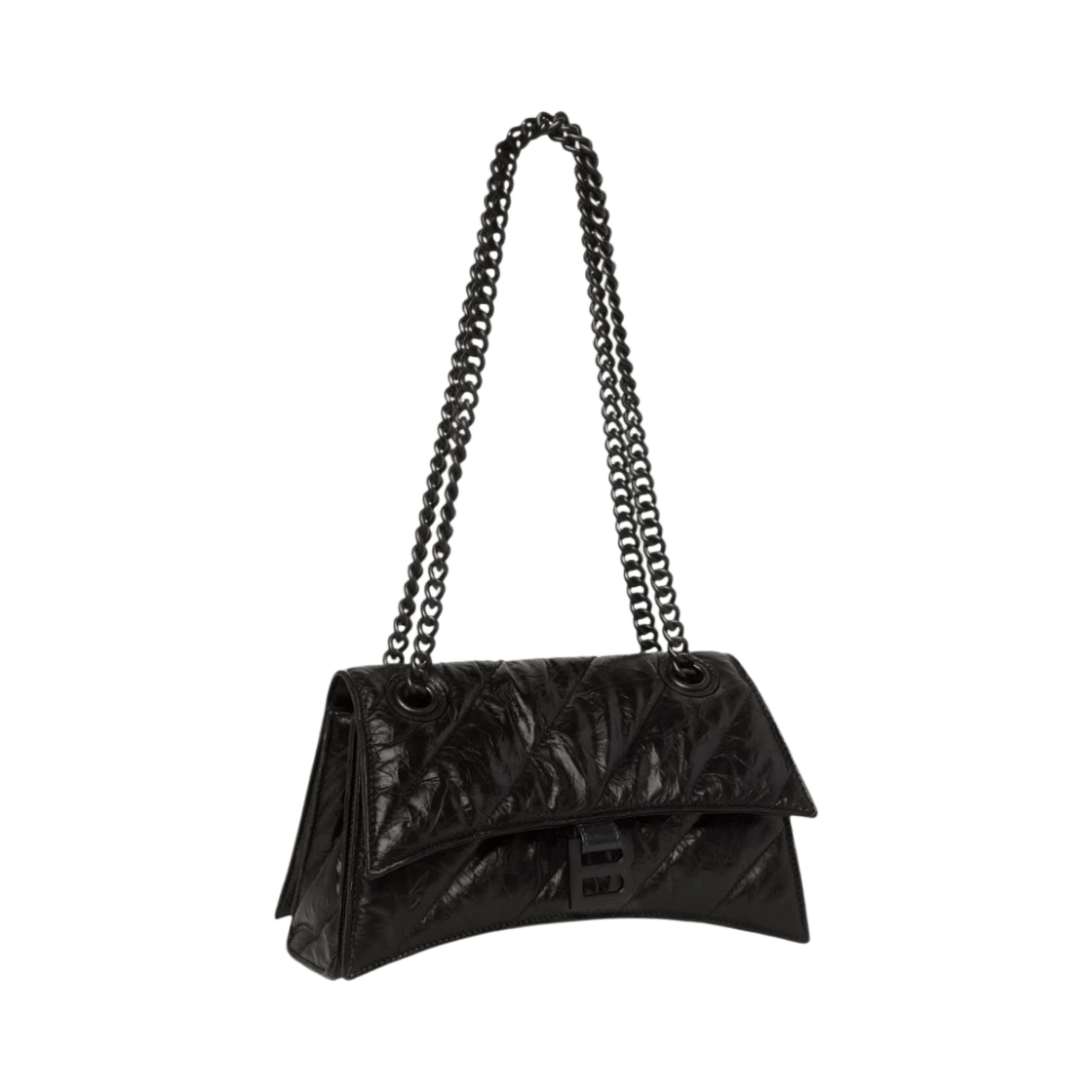 Balenciaga o1tr1nto0426 Size: OS / Crush Small Chain Bag in Black Size ONE SIZE - 2 Thumbnail
