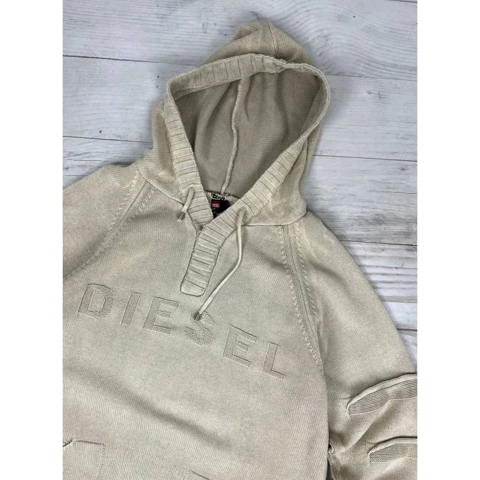 Diesel VINTAGE Diesel Hoodie Big Logo Gray Diesel Hoodie L Men XS? Size US L / EU 52-54 / 3 - 2 Thumbnail