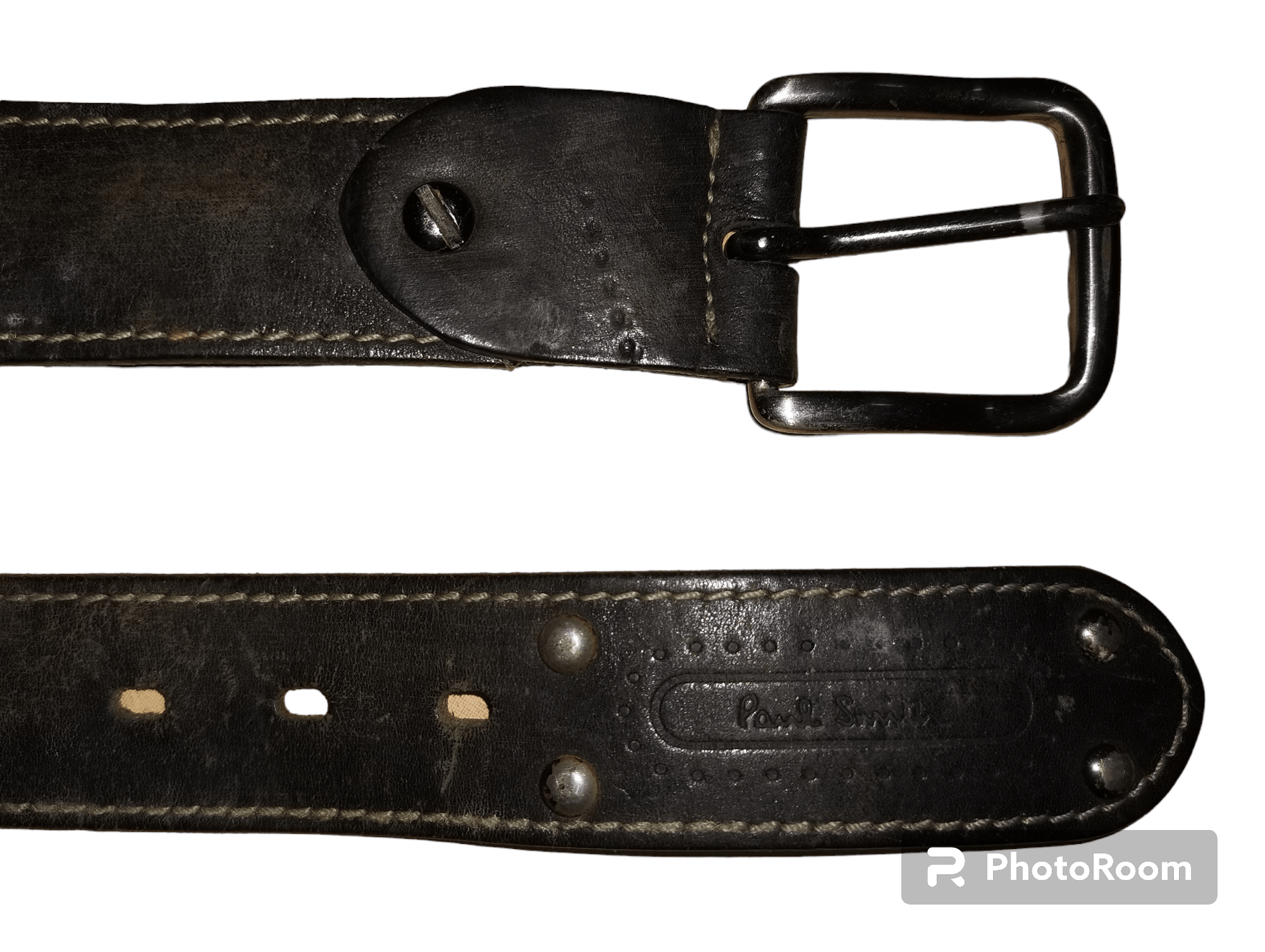 Paul Smith Paul Smith studded leather belt Size 34 - 2 Thumbnail