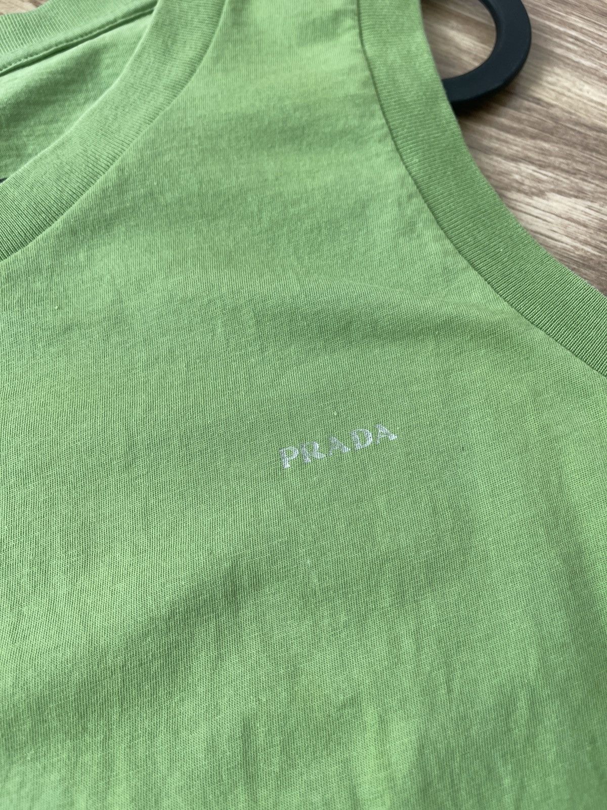 Prada Women’s PRADA Cotton Green Tank Top size L Size L / US 10 / IT 46 - 8 Thumbnail