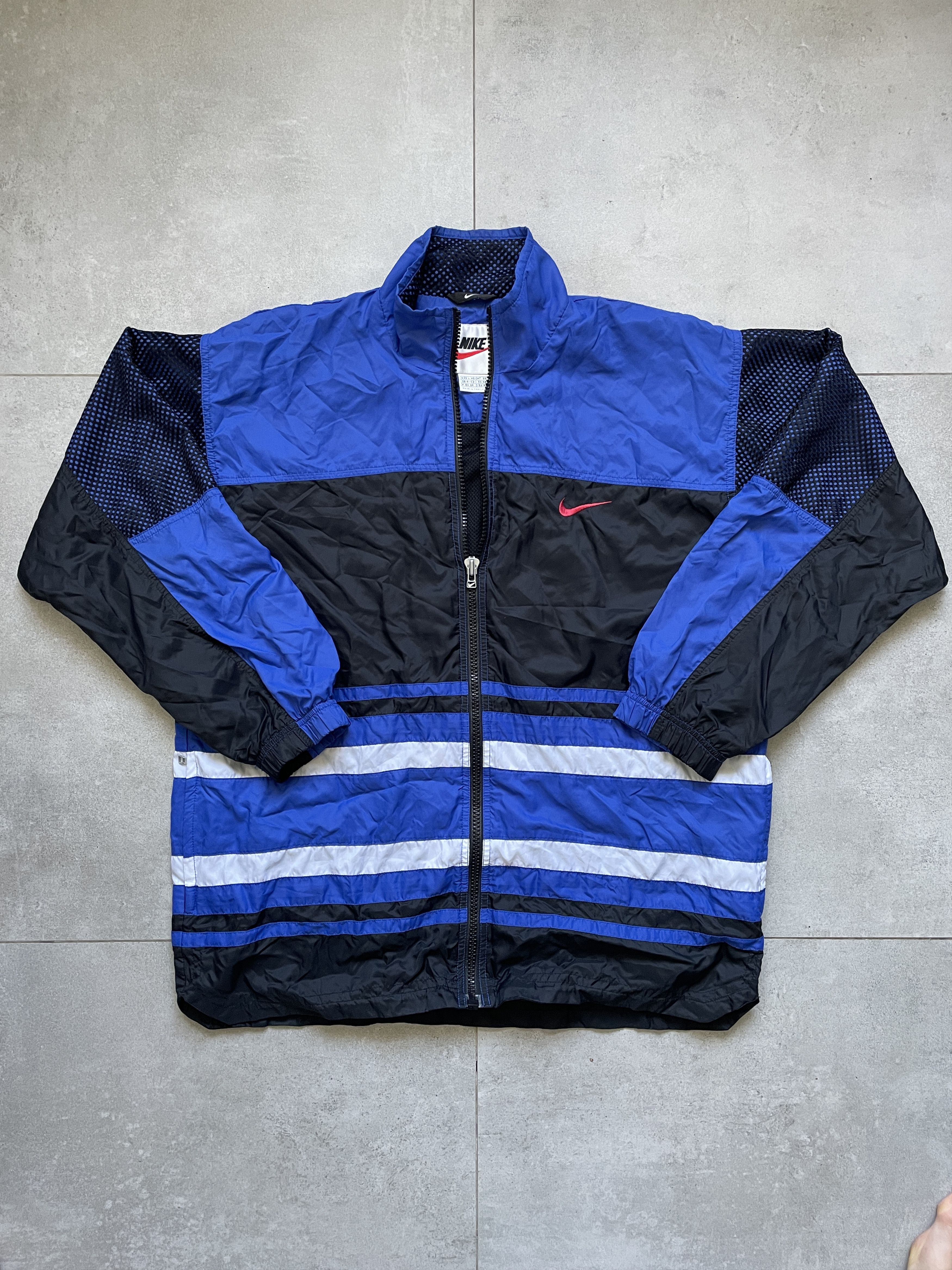 Nike × Vintage VINTAGE 90S NIKE BLUE BLOKECORE WINDRUNNER Size US XL / EU 56 / 4 - 3 Thumbnail