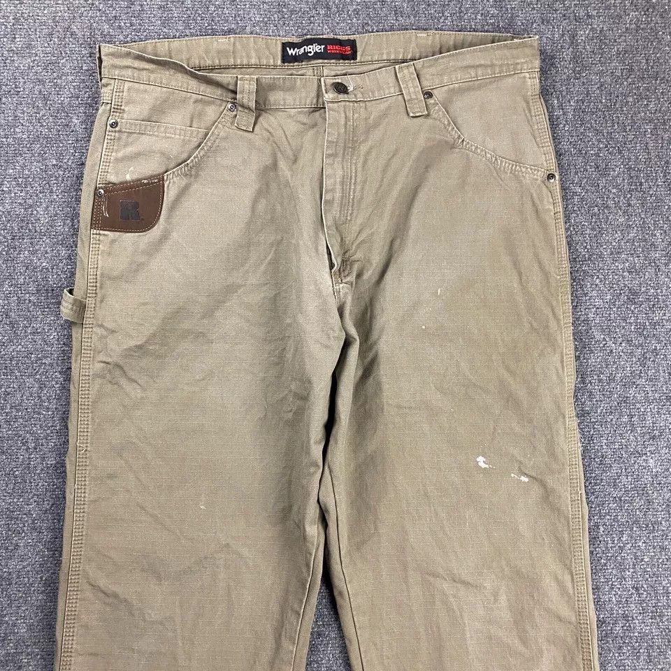 Wrangler Wrangler Riggs Carpenter Pants Men's 38x32 Paint Splattered Size US 38 / EU 54 - 2 Thumbnail