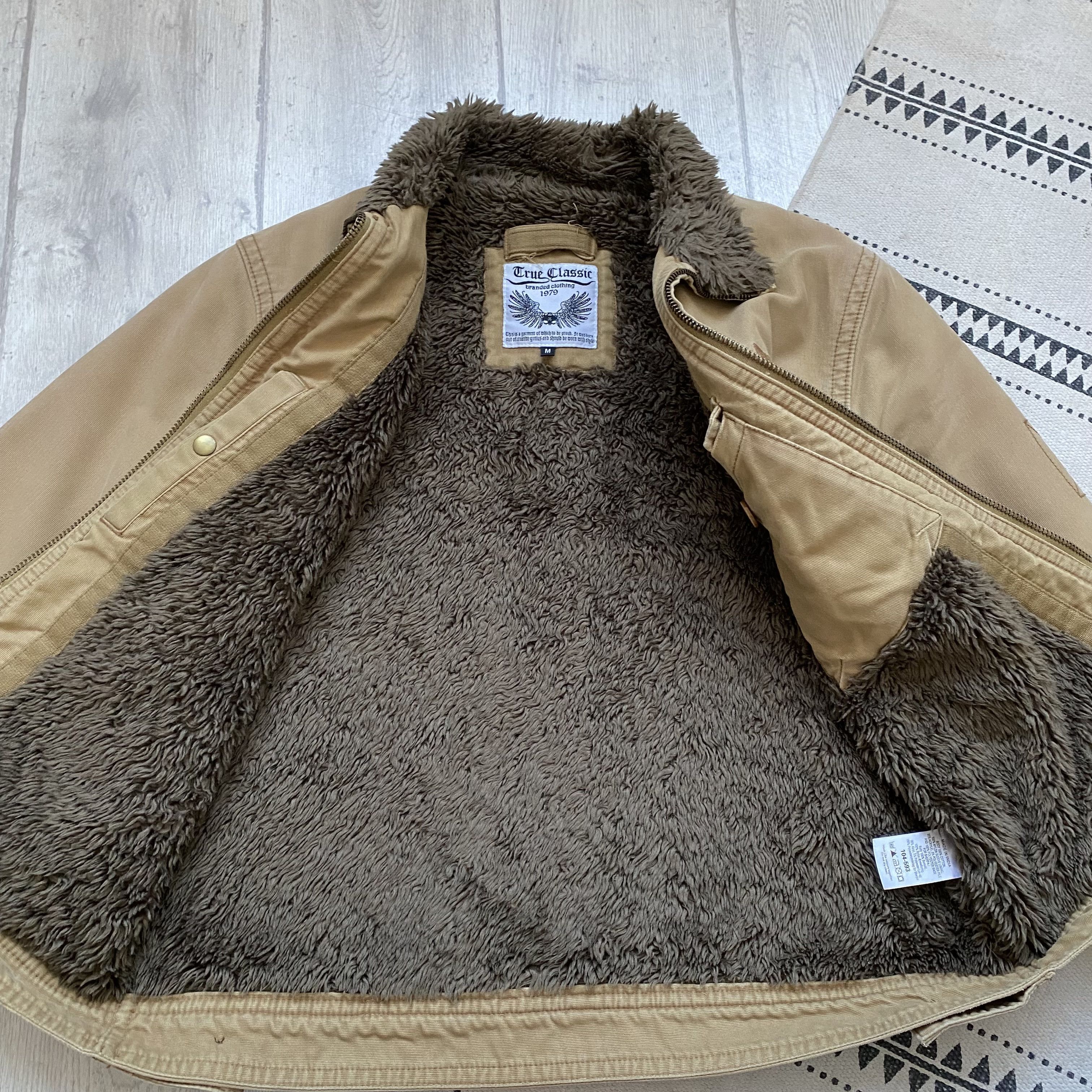 Hysteric Glamour Vintage Thrashed Carhartt Style Faux Fur Sherpa work jacket Size US M / EU 48-50 / 2 - 12 Thumbnail