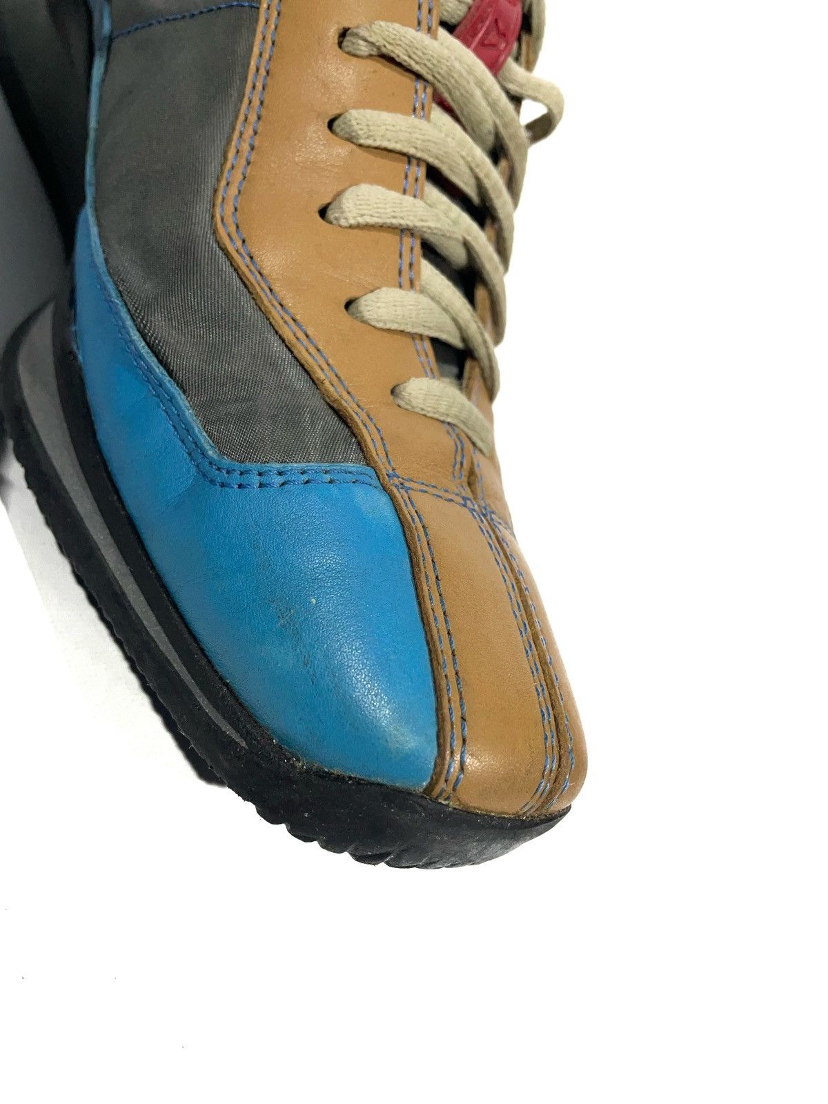 Prada Prada Vintage Leather Nylon Bowling Style Women Sneakers 38 Size US 8 / IT 38 - 5 Thumbnail