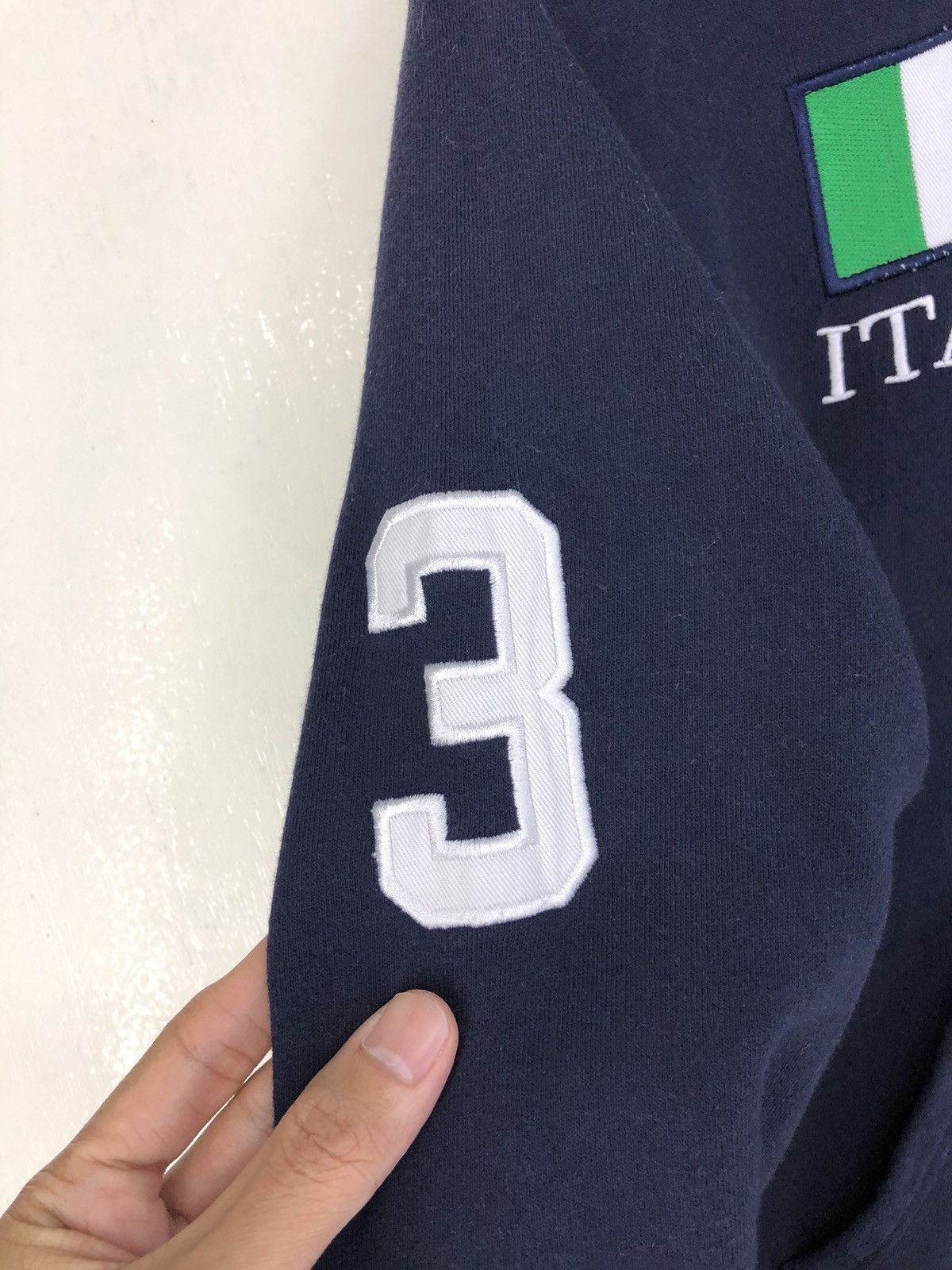 Polo Ralph Lauren × Ralph Lauren × Vintage Vintage Polo Ralph Lauren Italy No3 Hoodie Size US M / EU 48-50 / 2 - 7 Thumbnail