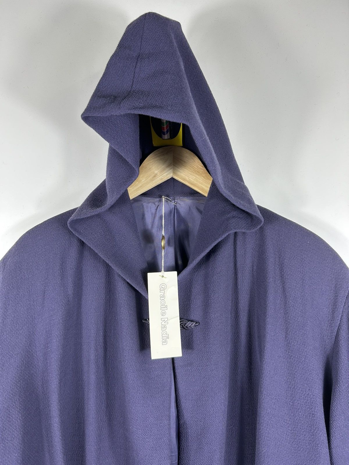 Designer × Japanese Brand × Vintage ⚡️Vintage Designer Gracile Nadia Hooded Loose Jacket Size XS / US 0-2 / IT 36-38 - 7 Thumbnail