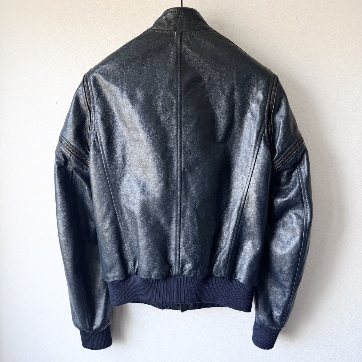 Maison Margiela SS2007 Martin Margiela Multi-Zip Bomber Leather Jacket Size US M / EU 48-50 / 2 - 7 Thumbnail