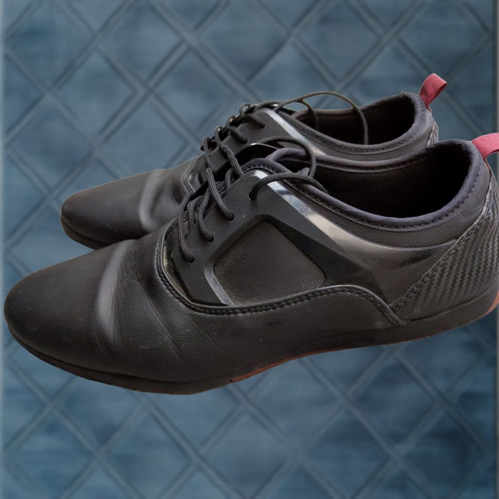 Chopard Choppard Mens Shoes Size 9 Black Oxford Low Top Sneakers Synthetic CL17121 Size US M / EU 48-50 / 2 - 1 Thumbnail