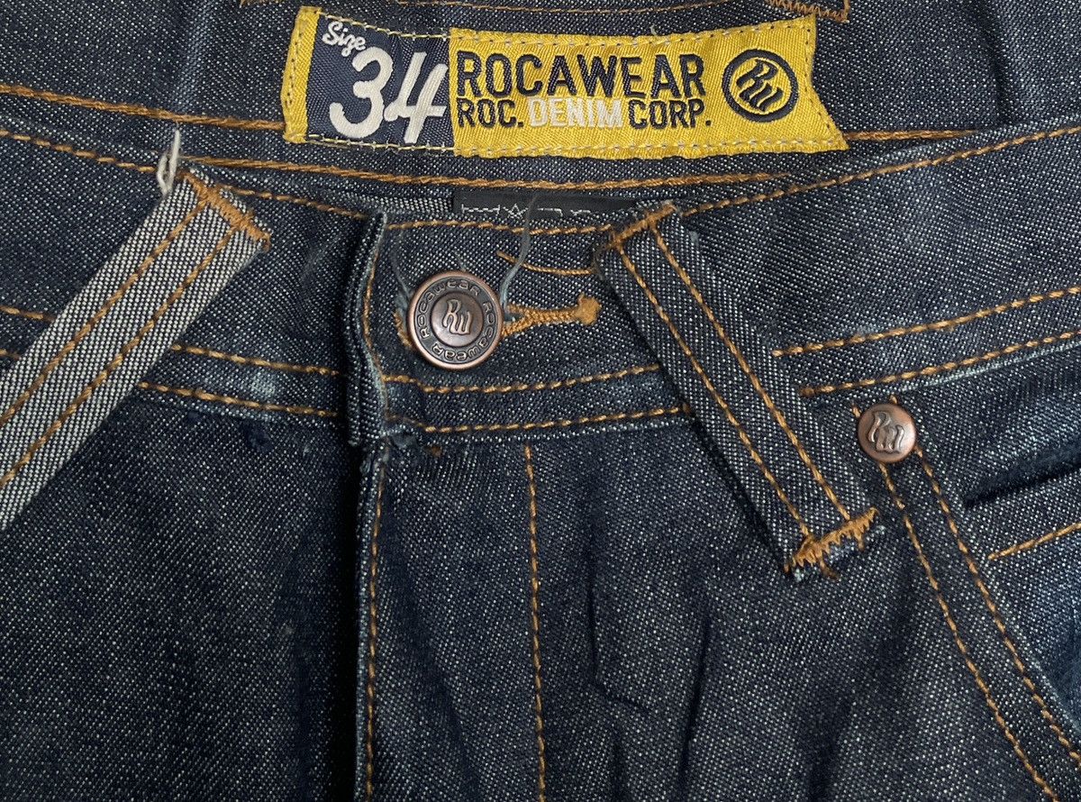 Rocawear Rare Design Vintage Brand Roca Wear HipHop Baggy Jeans 2000s Size US 34 / EU 50 - 10 Thumbnail