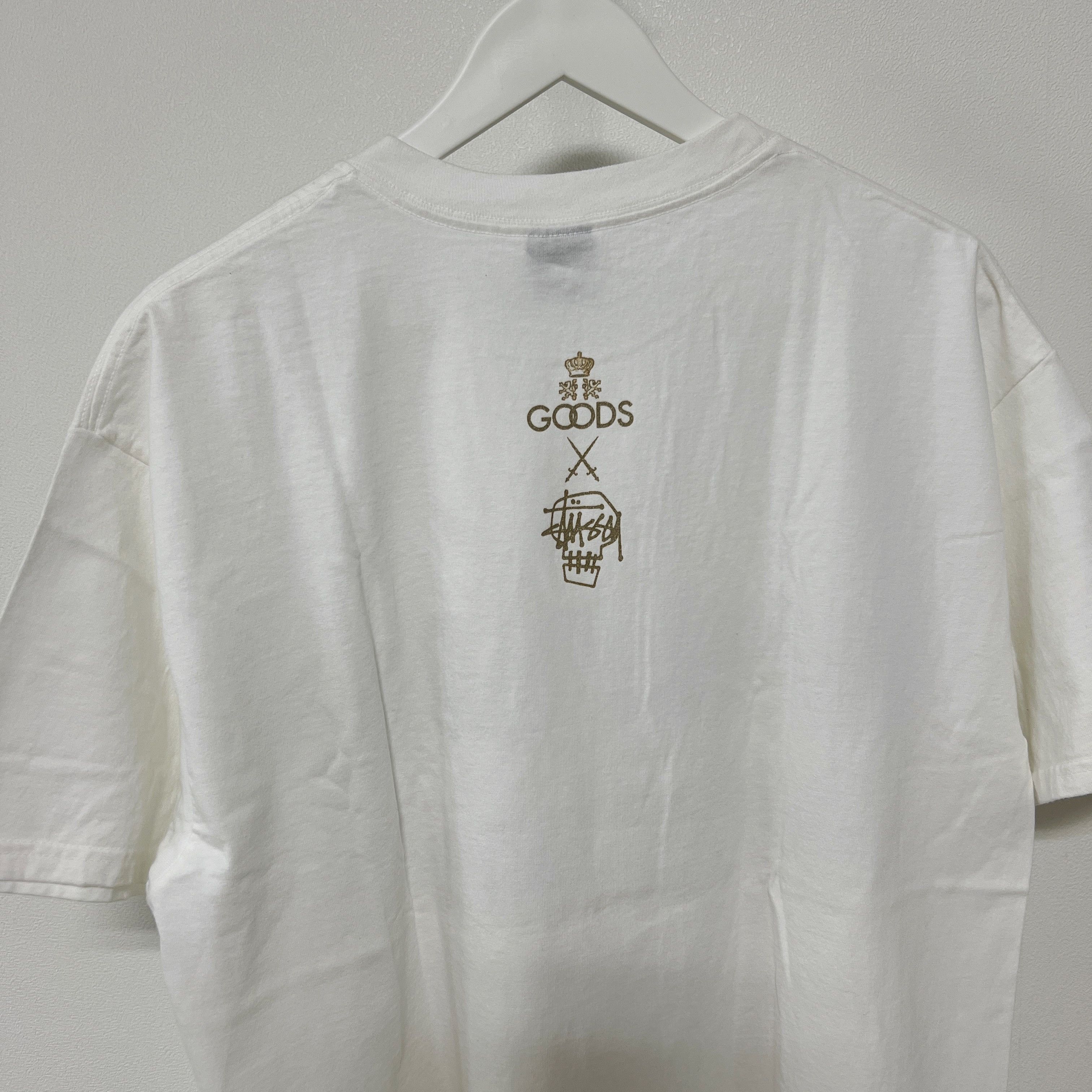 Stussy STUSSY x GOODS Skull T-Shirt White Size US L / EU 52-54 / 3 - 6 Thumbnail