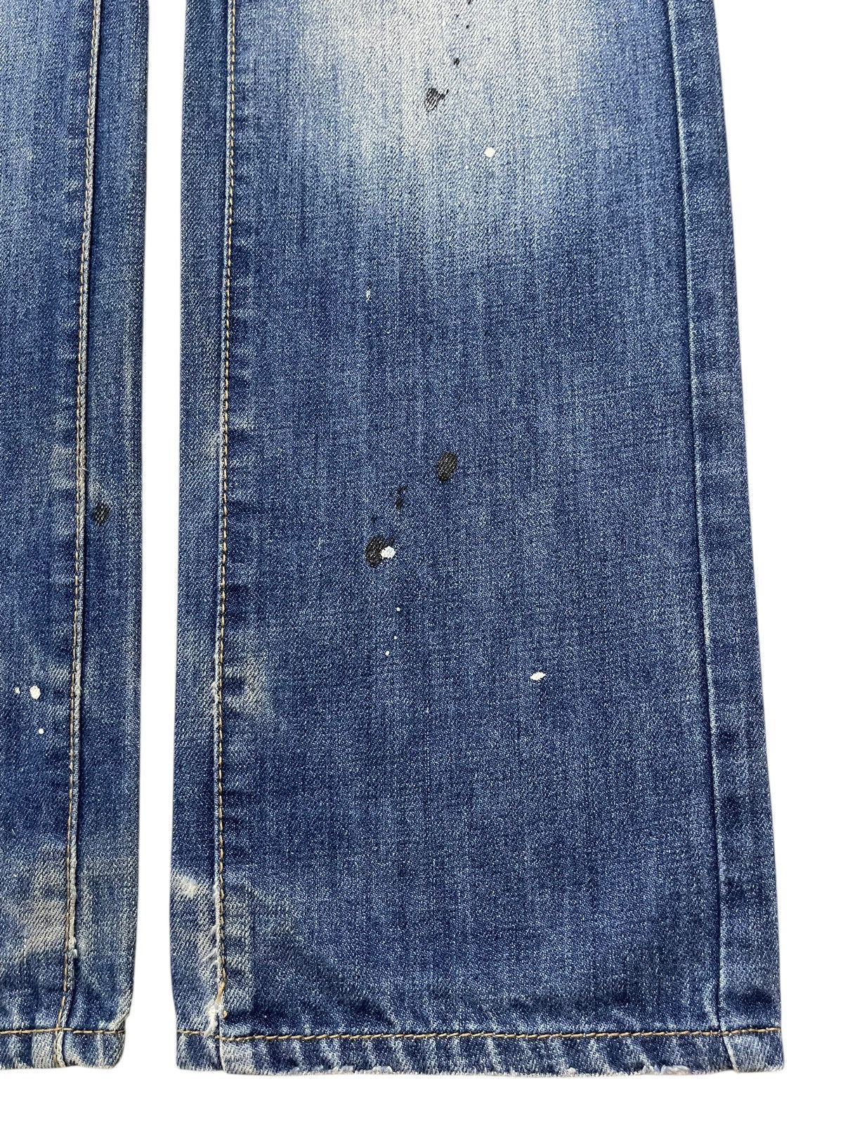 14th Addiction Vintage Japanese Brand Patches Distress Paint Splatter Jeans Size US 31 - 8 Thumbnail