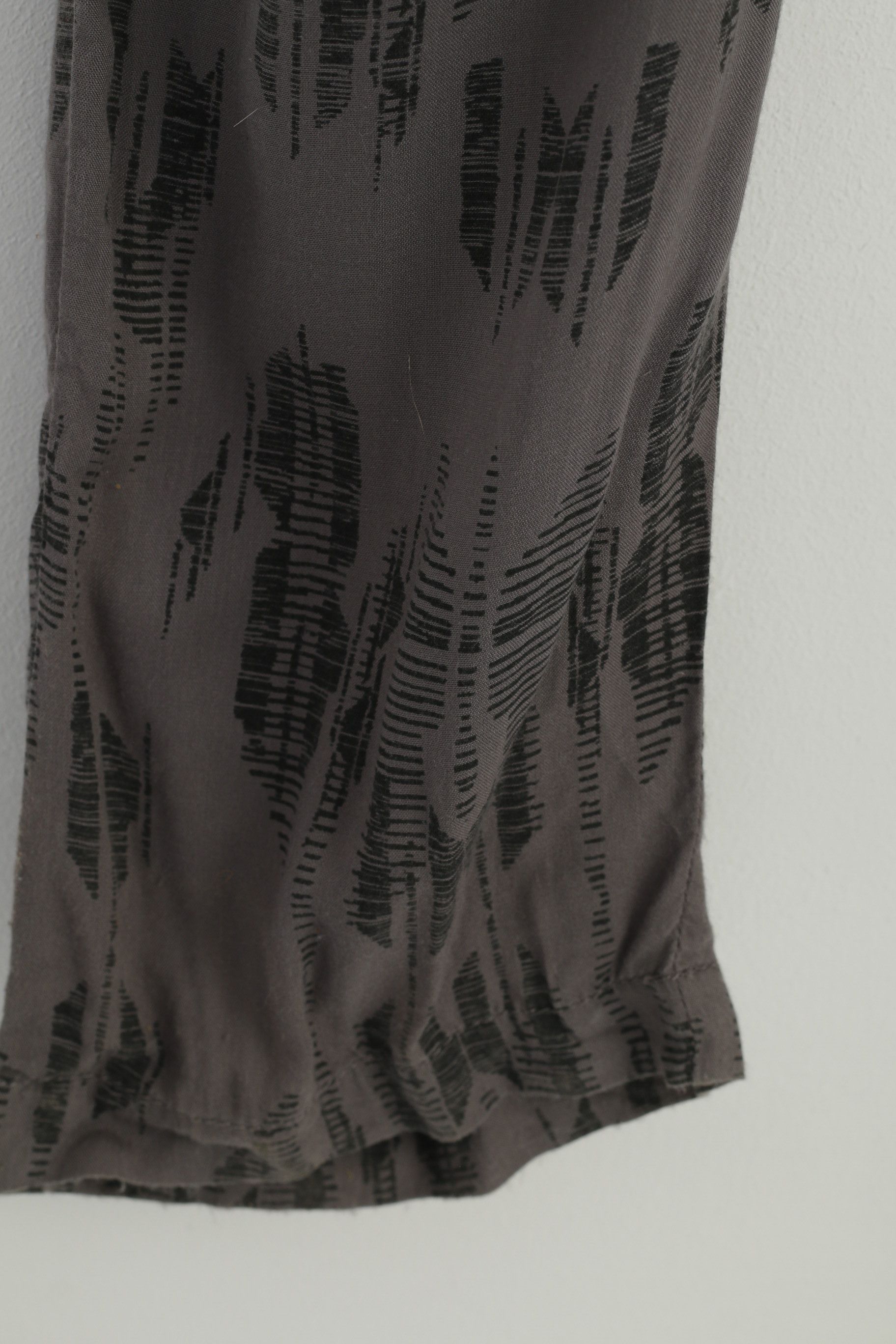 Vintage Denim Hunter Woman 38 M Jumpsuit Viscose Grey 10550 Size 27" / US 4 / IT 40 - 5 Thumbnail