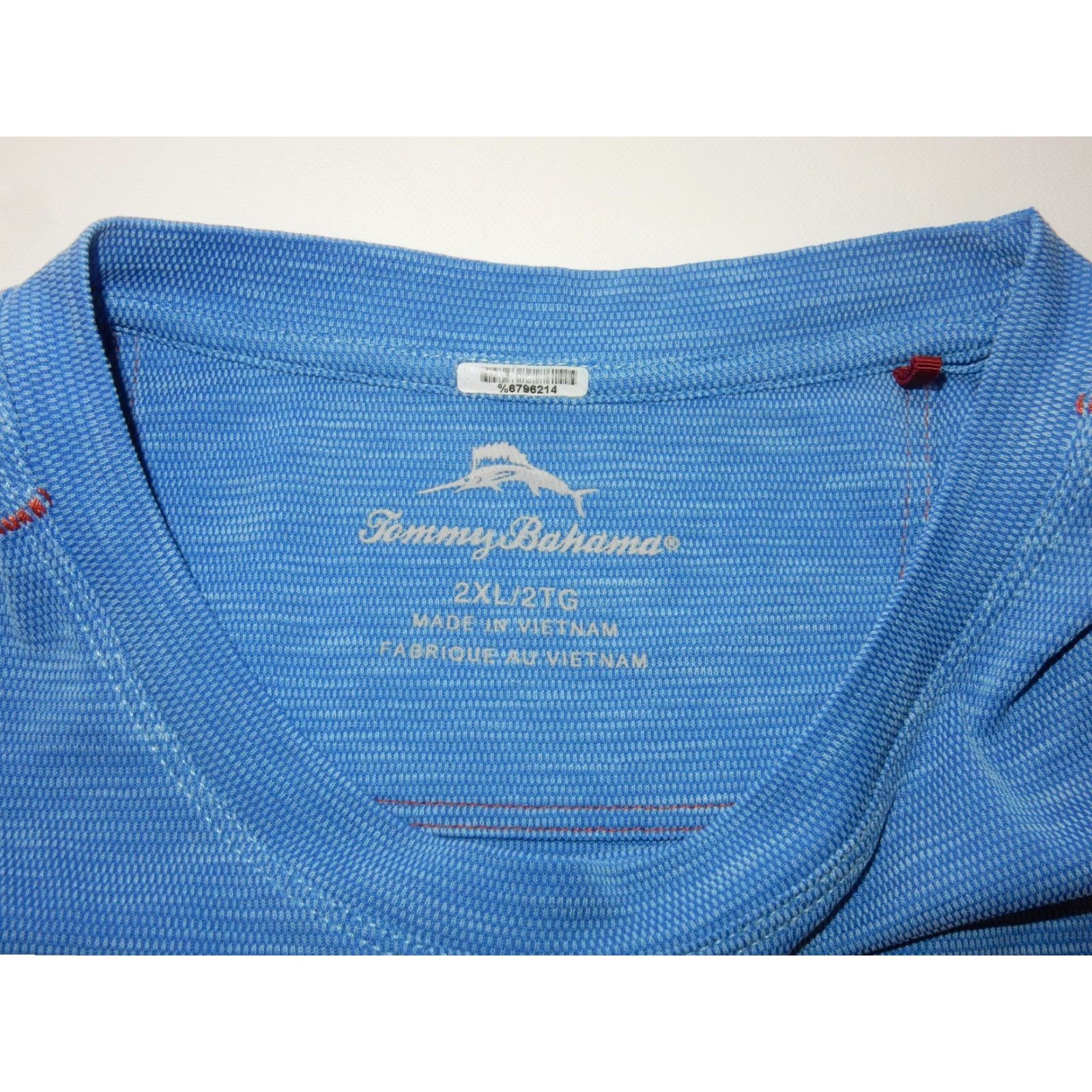 Tommy Bahama VINTAGE Tommy Bahama T Shirt Mens 2XL Blue Short Sleeve Shirts (if not vintage) Size US XXL / EU 58 / 5 - 5 Thumbnail