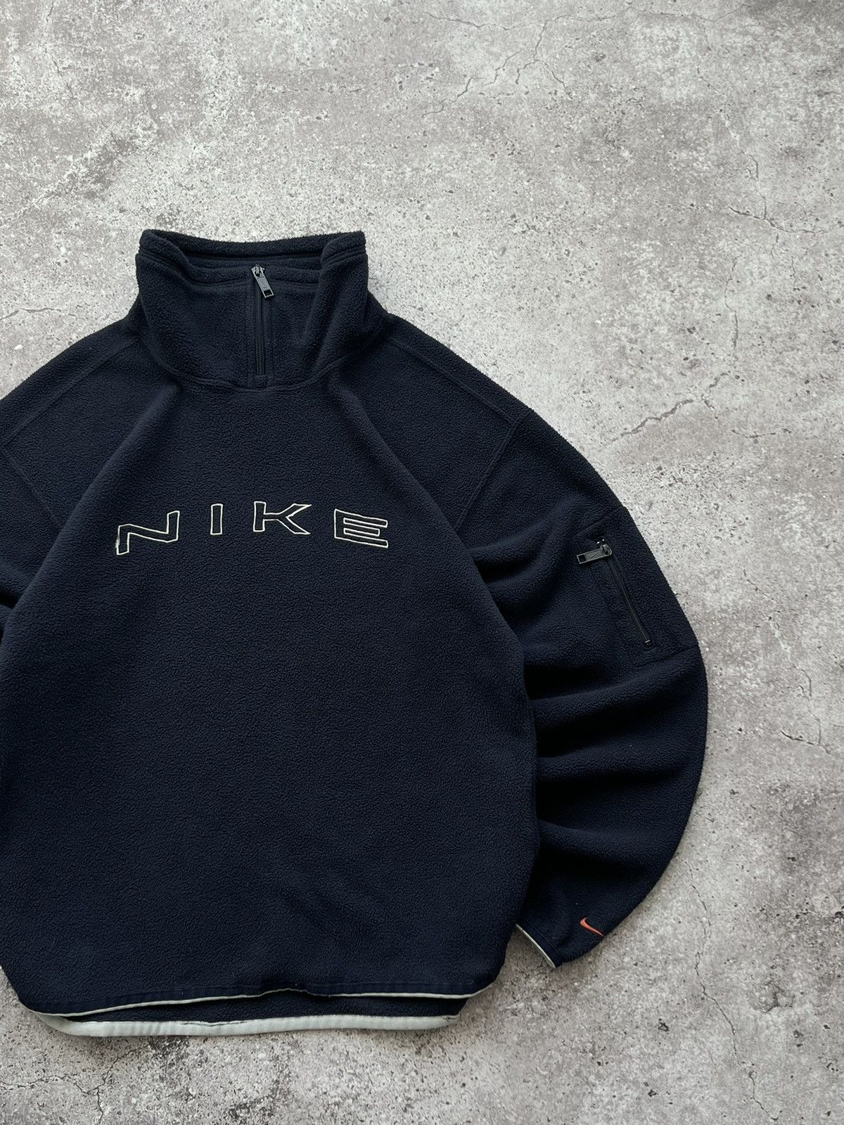 Nike ❗️Grail ❗️Vintage Nike Sherpa fleece sweatshirt Size US S / EU 44-46 / 1 - 4 Thumbnail