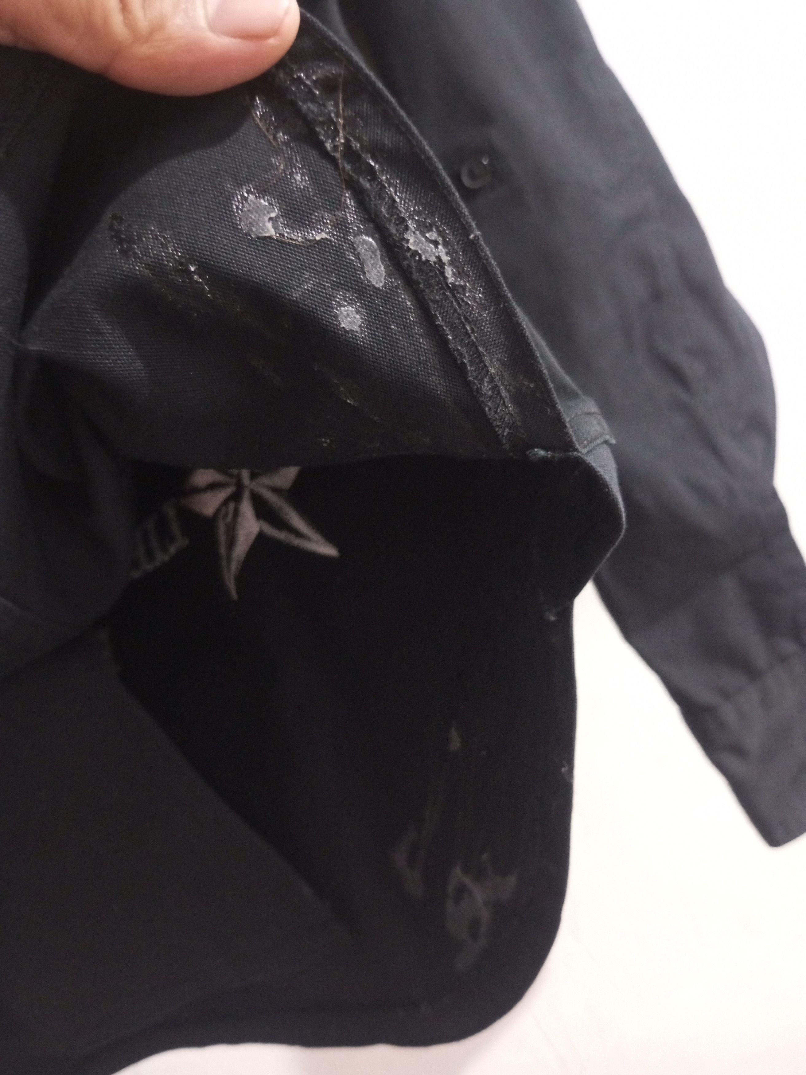 Japanese Brand cds black sense Paisley embroidery skull cross poem shirt Size US M / EU 48-50 / 2 - 14 Thumbnail