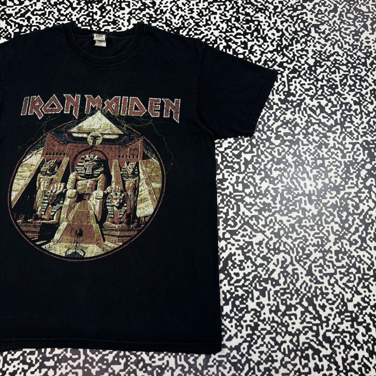 Iron Maiden Vintage Y2K Iron Maiden Faded Band Rock Style Tour T-shirt Size US M / EU 48-50 / 2 - 3 Thumbnail