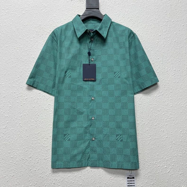 Louis Vuitton Louis Vuitton 24 SS Damien Checker Patchwork Full Print Sh Size US XL / EU 56 / 4 - 1 Thumbnail