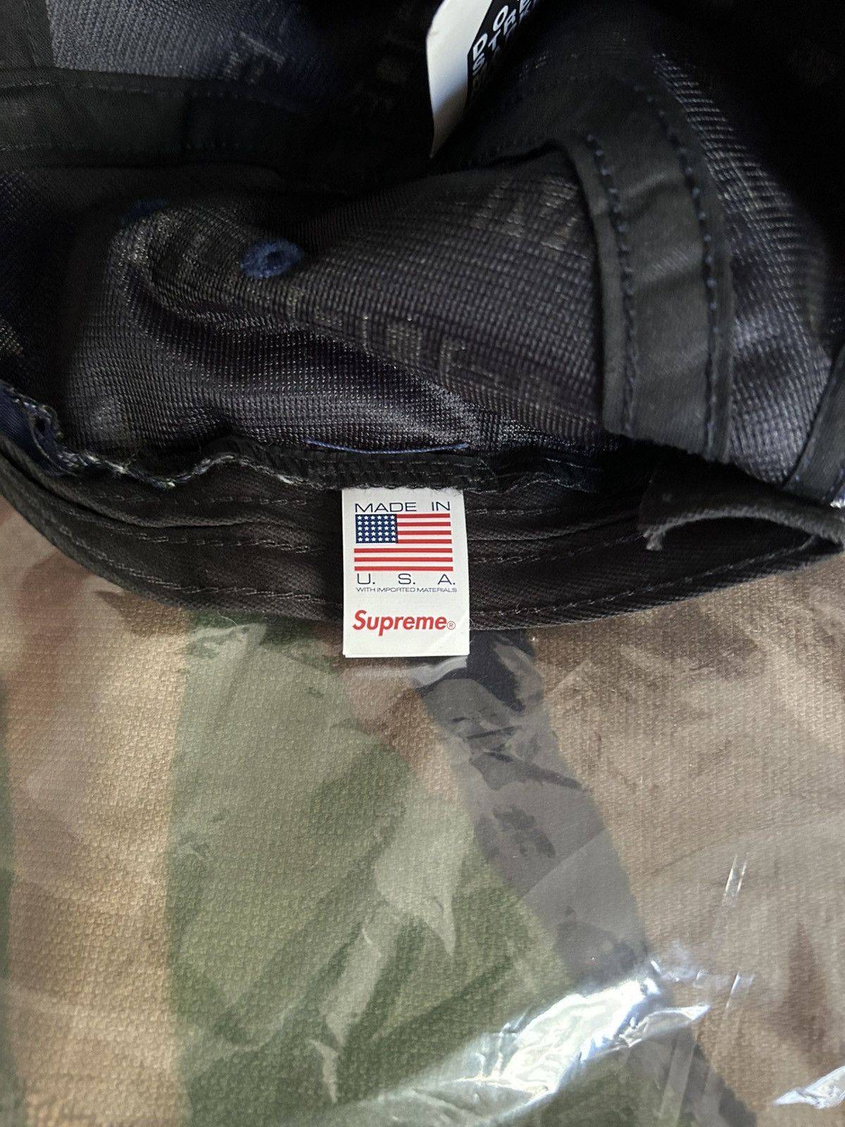 Supreme Supreme Reflective Jacquard Camp Cap Navy FW24 Size ONE SIZE - 10 Thumbnail