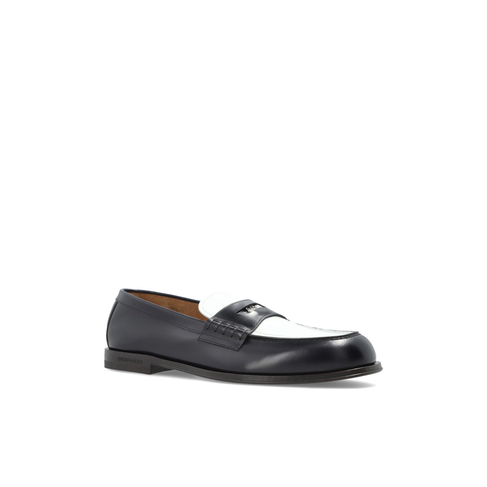 Dsquared2 DSQUARED2 Black/White Loafers New & Authentic (Men's size:US Size US 7 / EU 40 - 2 Thumbnail