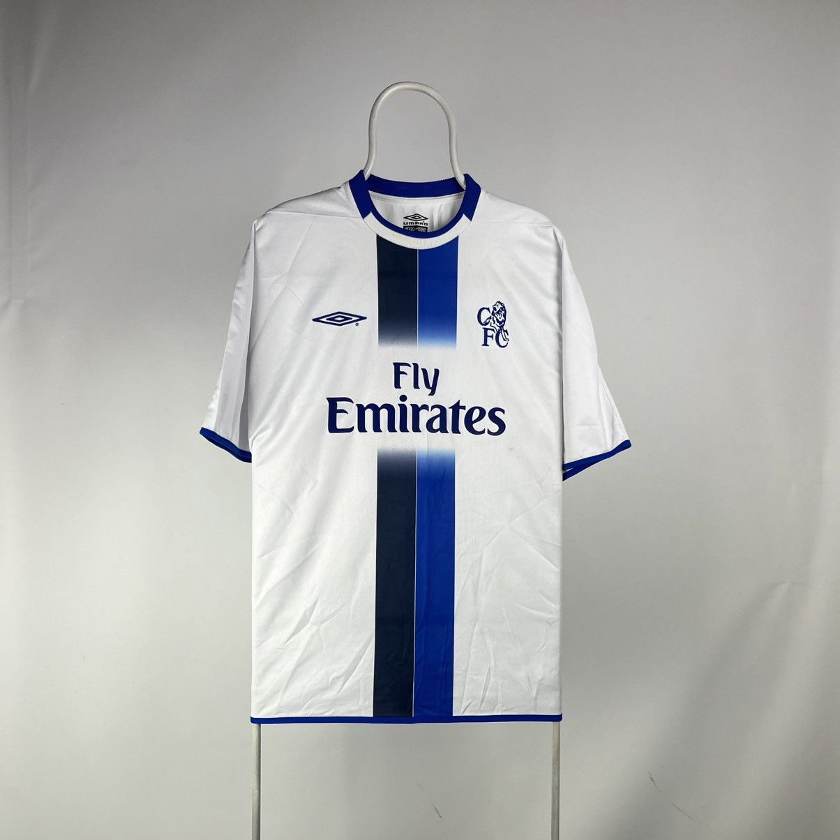 Chelsea Soccer Vintage Chelsea FC 2003/04 Away Retro Football Soccer Jersey Size US XXL / EU 58 / 5 - 1 Thumbnail