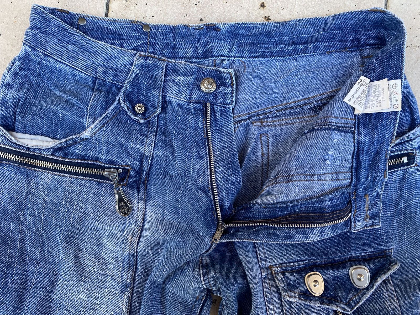 Designer × KMRii Berning Sho Flared Jeans Size US 30 / EU 46 - 8 Thumbnail