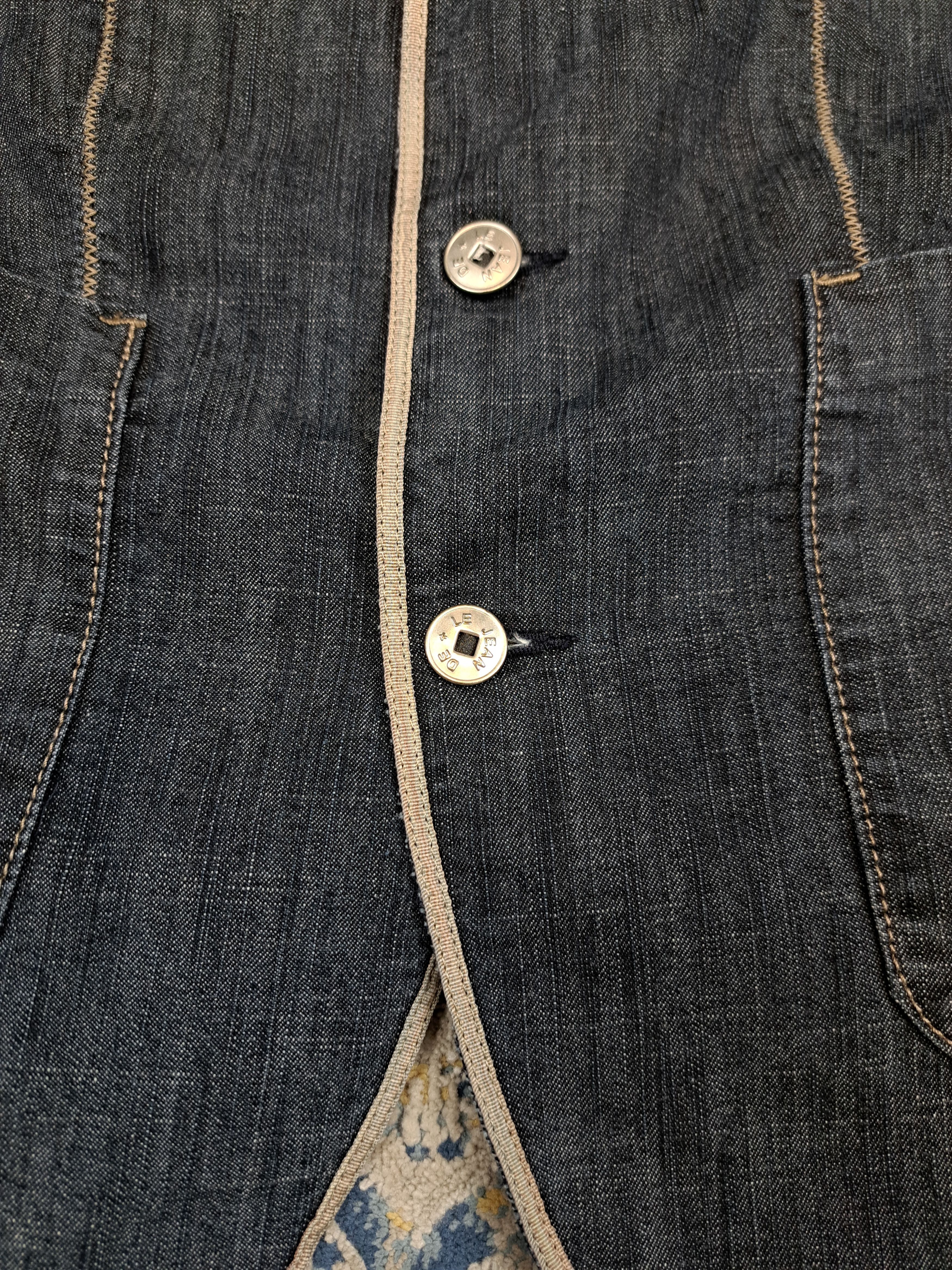 Marithe + Francois Girbaud Marithe Francois Girbaud Short Denim Blazer Jacket Archive Size M / US 6-8 / IT 42-44 - 5 Thumbnail