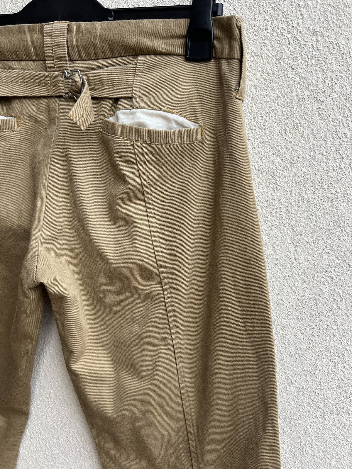 Yarmo YARMO Made in England Cinch Back Khaki Trouser Pant Size US 32 / EU 48 - 17 Thumbnail