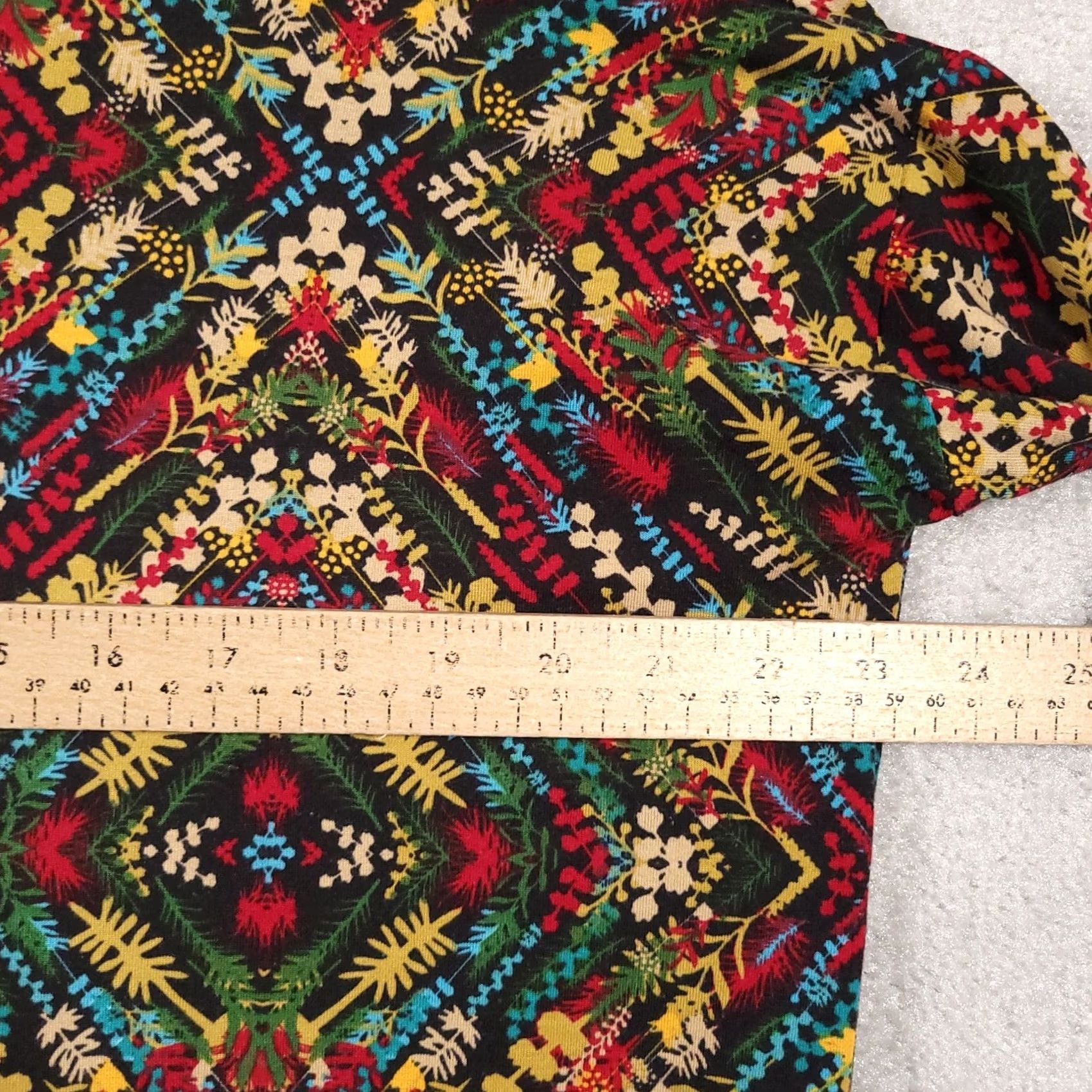 Vintage Lularoe Irma Tunic Shirt Women's XS Floral Boho Short Sleeve High Low USA T-Shirt Size XS / US 0-2 / IT 36-38 - 6 Thumbnail