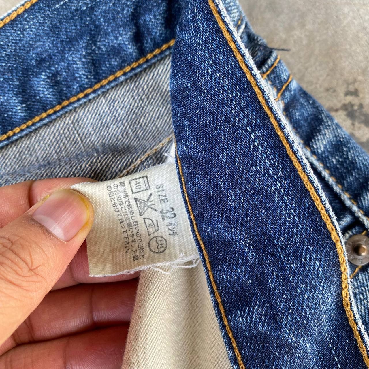 Levi's VINTAGE LEVIS 505 JAPAN DISTRESSED DENIM W32X33 Size US 32 / EU 48 - 9 Thumbnail