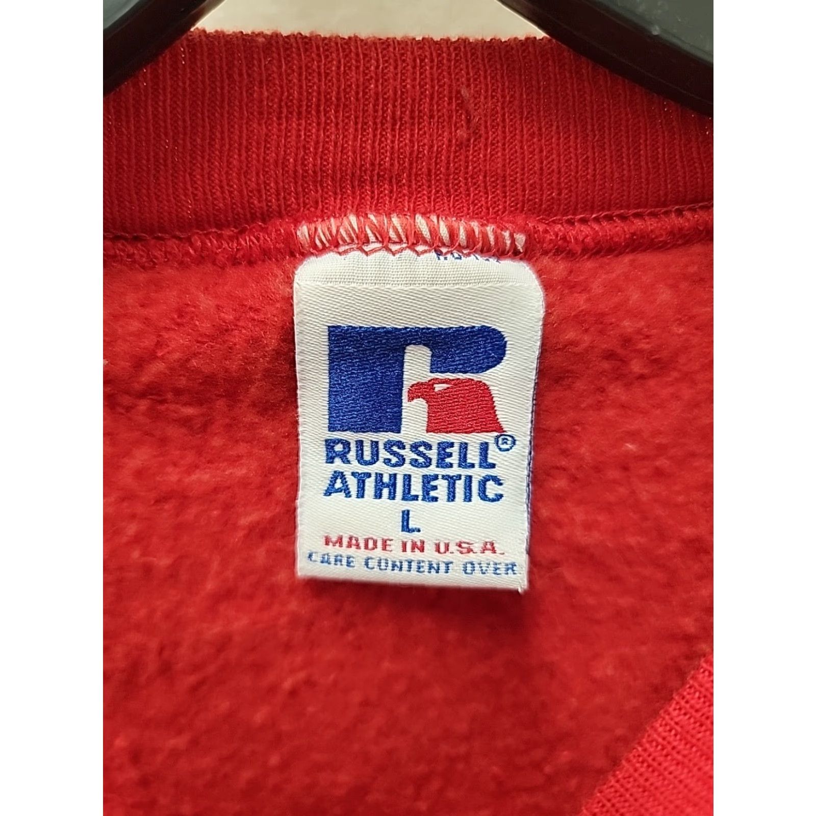 Russell Athletic VINTAGE Russell Athletic Hampstead School Red Sweatshirt L Adult Mens Size US L / EU 52-54 / 3 - 3 Thumbnail