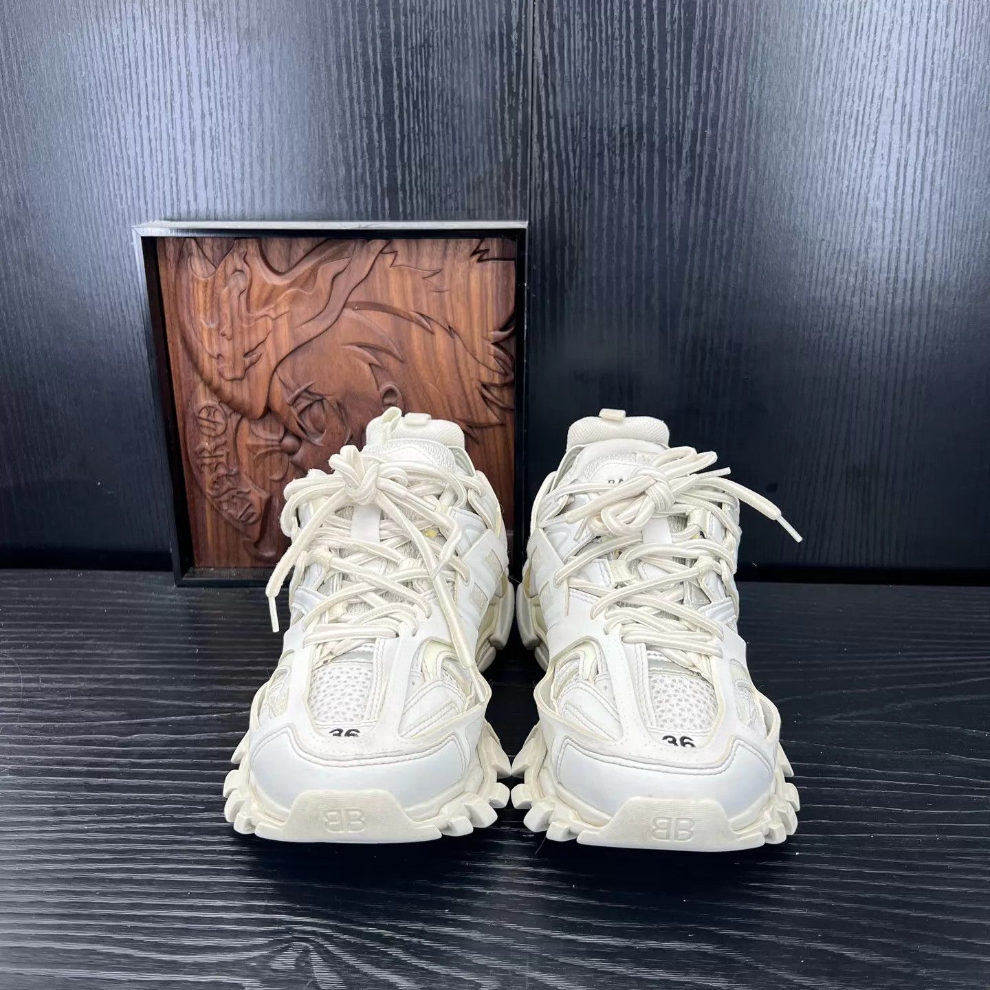 Balenciaga Balenciaga Track White 36 Sneakers Size US 5.5 / IT 35.5 - 3 Thumbnail