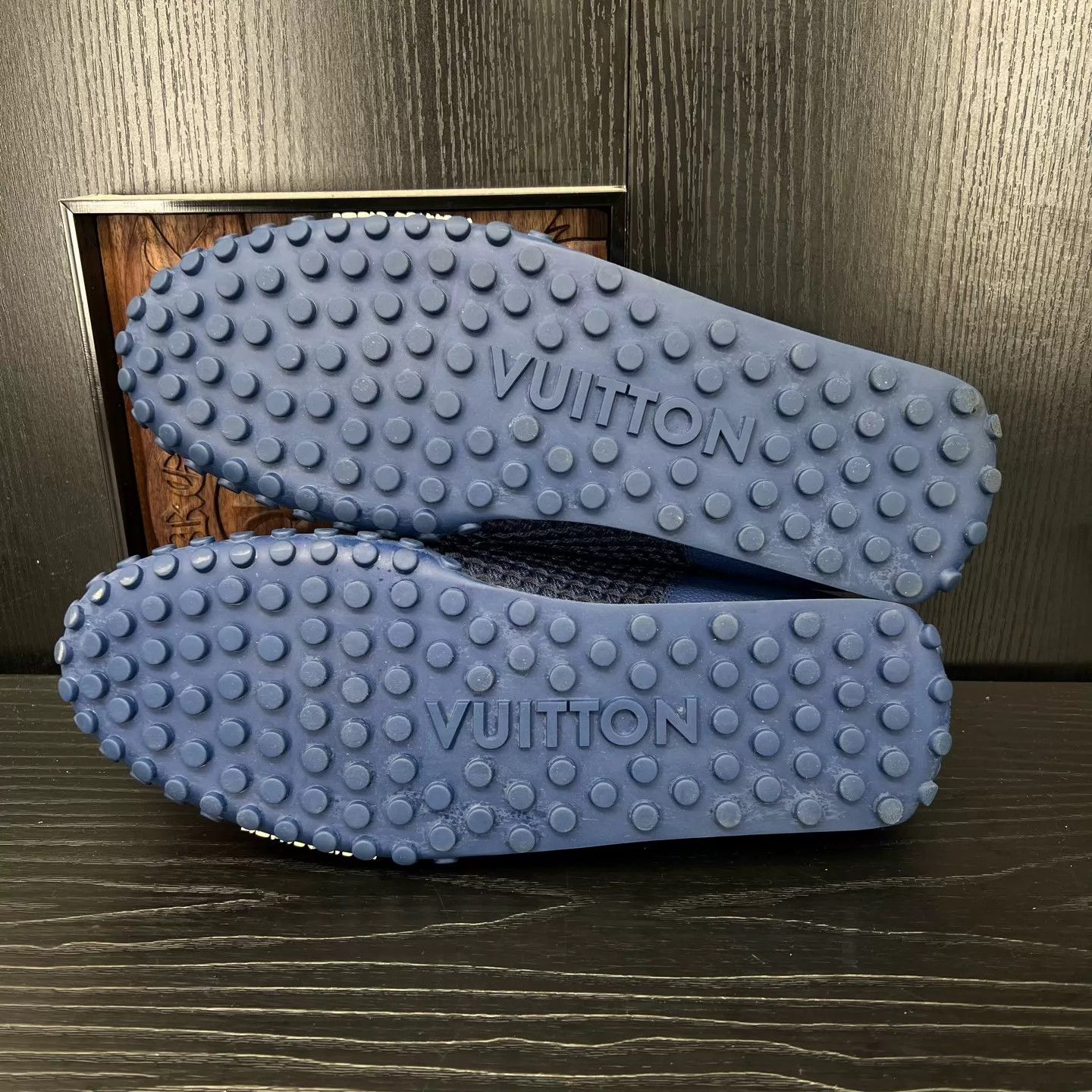 Louis Vuitton LV Racer Blue Mesh 9/43 Worn 2-3x Size US 10 / EU 43 - 7 Thumbnail