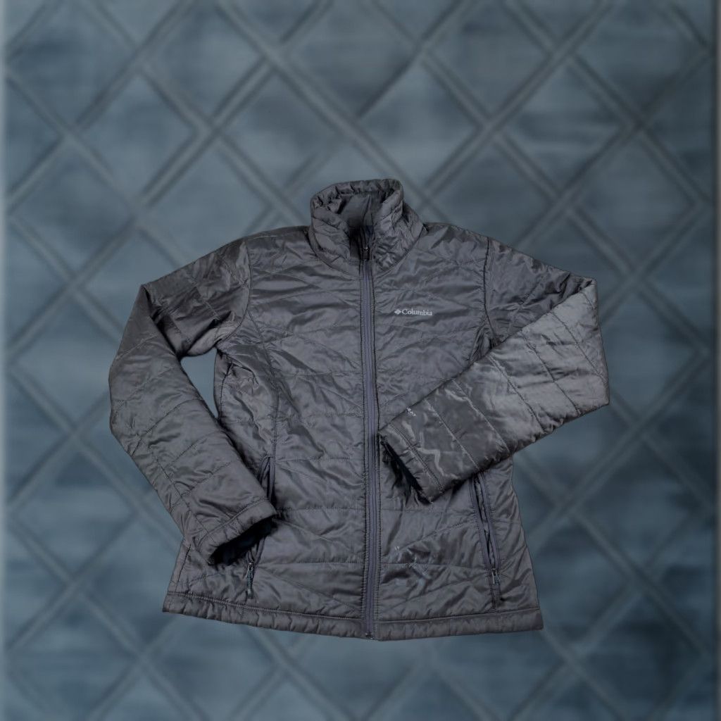 Vintage Columbia Jacket Women M Gray Mighty Lite III Omni-Heat Full Zip Size M / US 6-8 / IT 42-44 - 1 Thumbnail