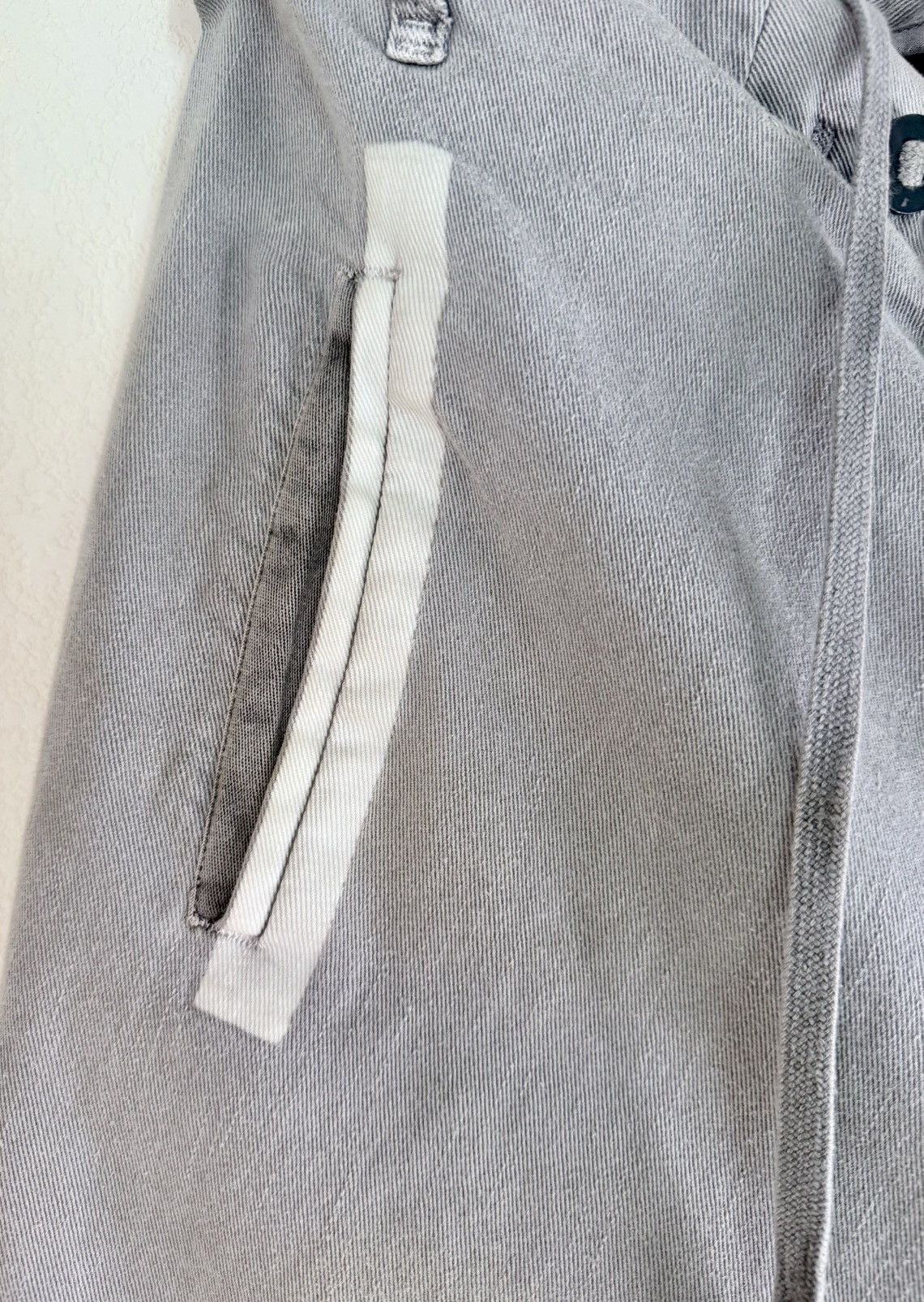 Boris Bidjan Saberi Boris P11 Carbon Grey Tapeseam Cotton Pant Size L Size US 34 / EU 50 - 4 Thumbnail