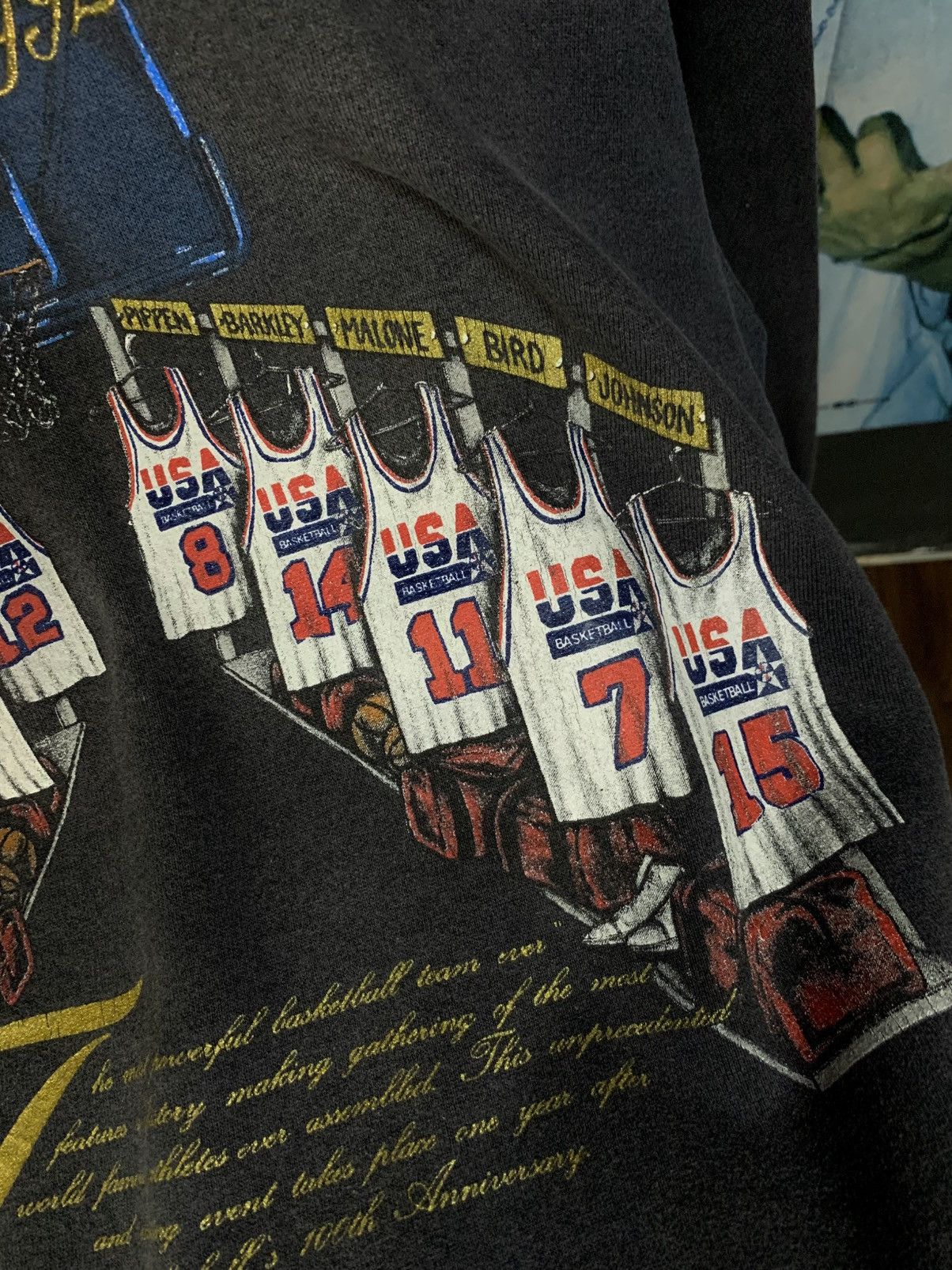 NBA VINTAGE 1992 USA OLYMPIC DREAM TEAM Size US L / EU 52-54 / 3 - 6 Thumbnail