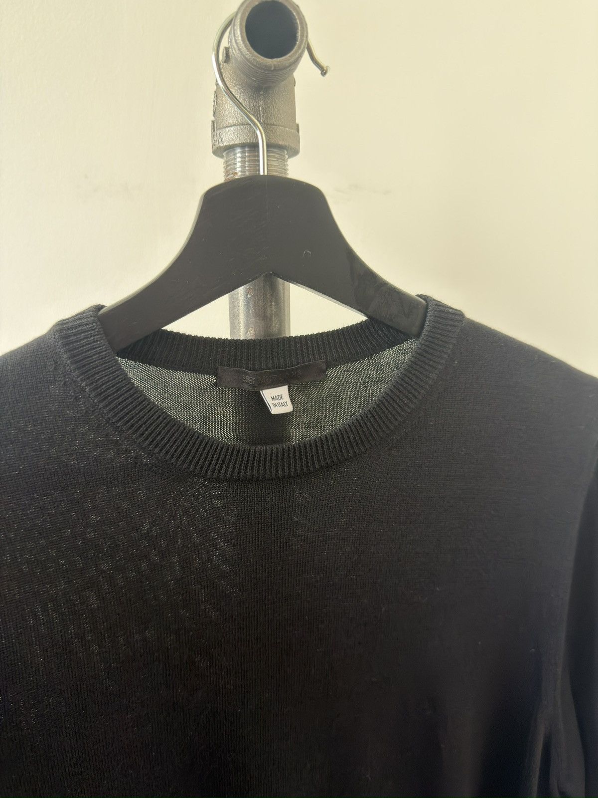 Helmut Lang ‘00s Cropped Cotton Sweater Size US S / EU 44-46 / 1 - 3 Thumbnail