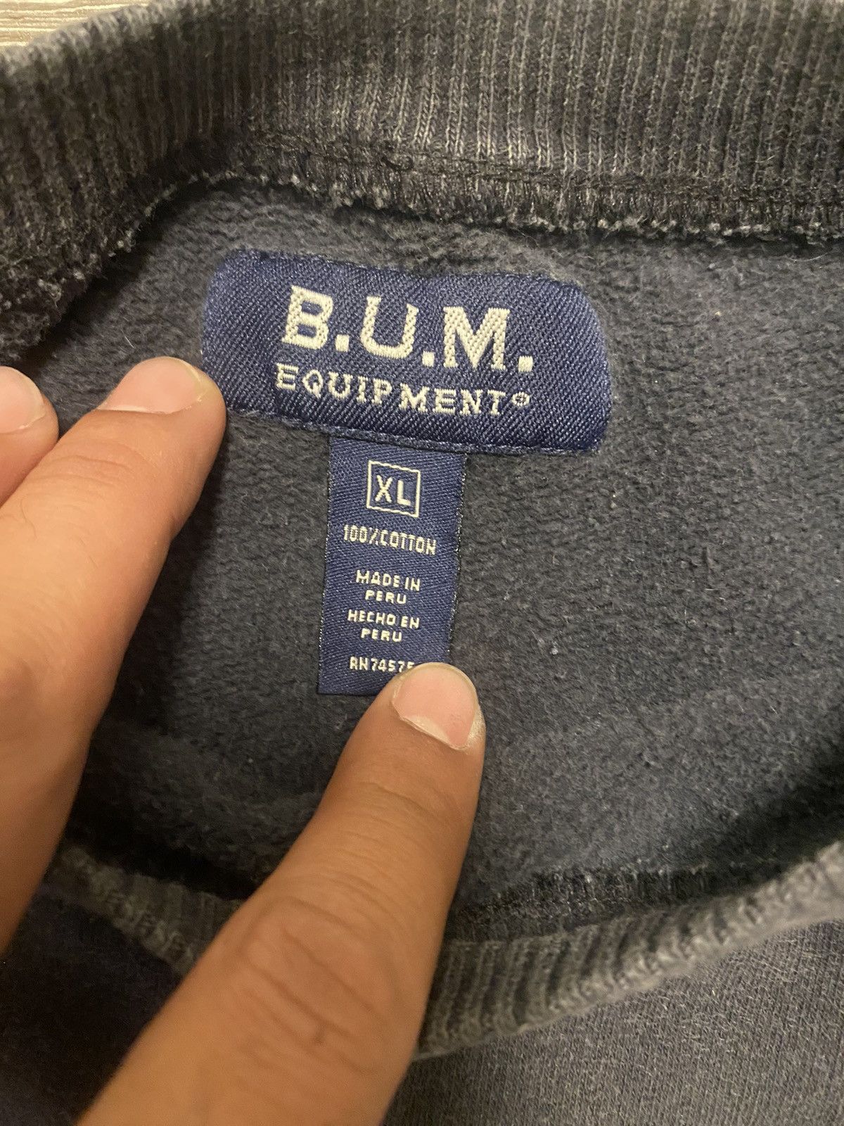 B.U.M Equipment × Vintage Vintage B.U.M Equipment Sweater Size XL / US 12-14 / IT 48-50 - 5 Thumbnail