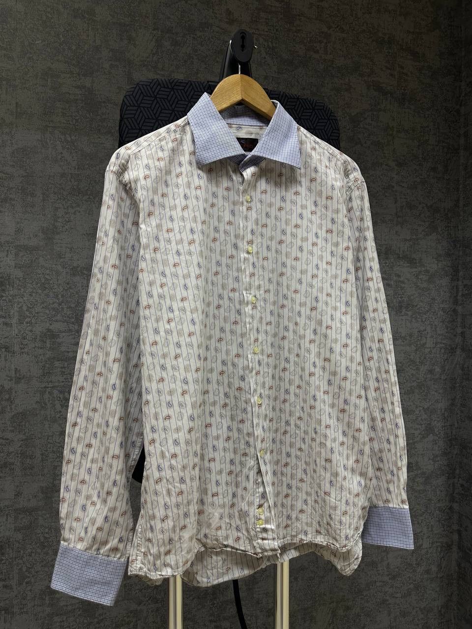 Etro × Vintage Vintage Etro White Men’s Shirt Size US L / EU 52-54 / 3 - 8 Thumbnail