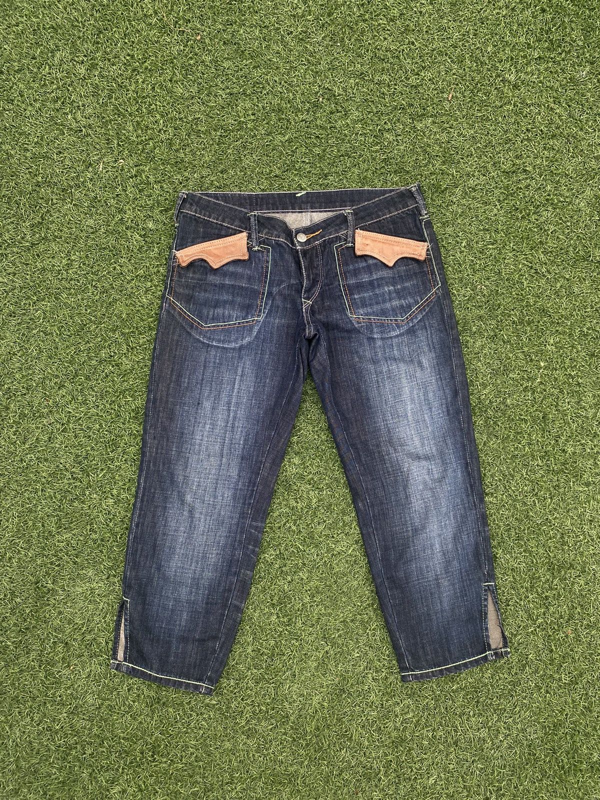 Evisu × Japanese Brand EVISU PARIS DONNA OSAKA SHORT PANTS DENIM Size US 29 - 5 Thumbnail