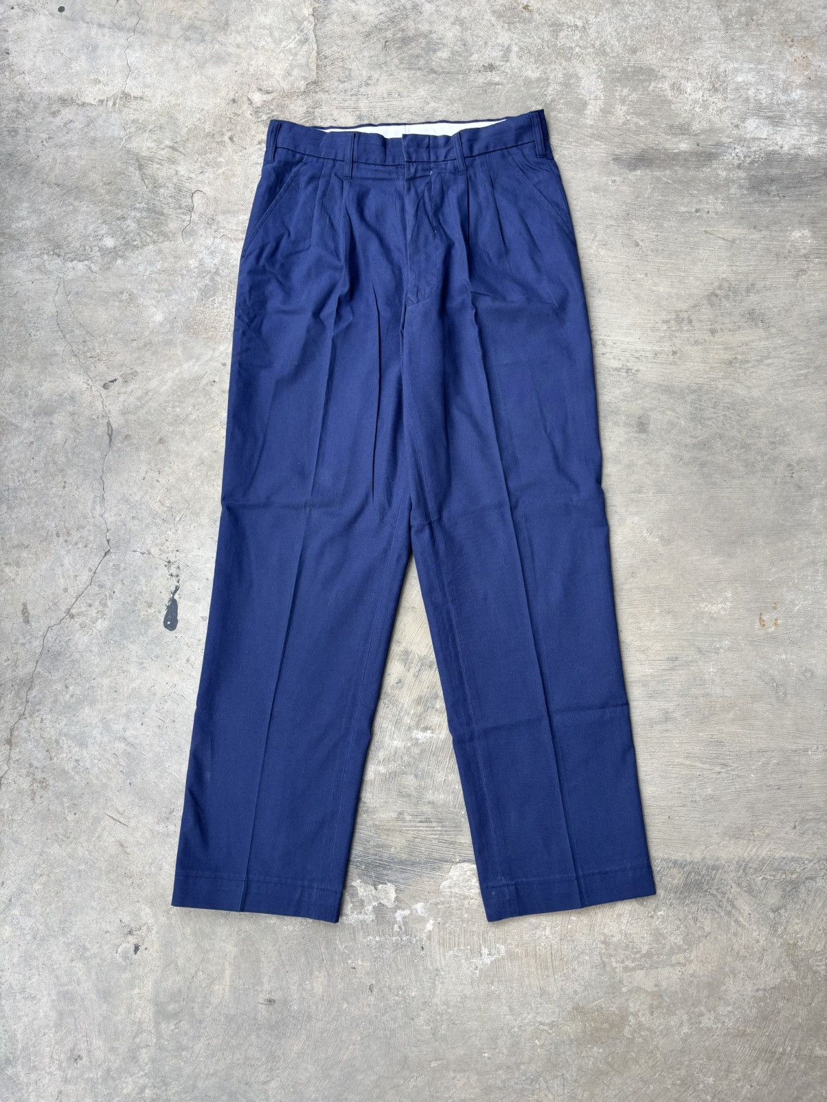 Kansai Yamamoto Vintage Kansai Uniform Casual Pants Navy Size US 30 / EU 46 - 6 Thumbnail