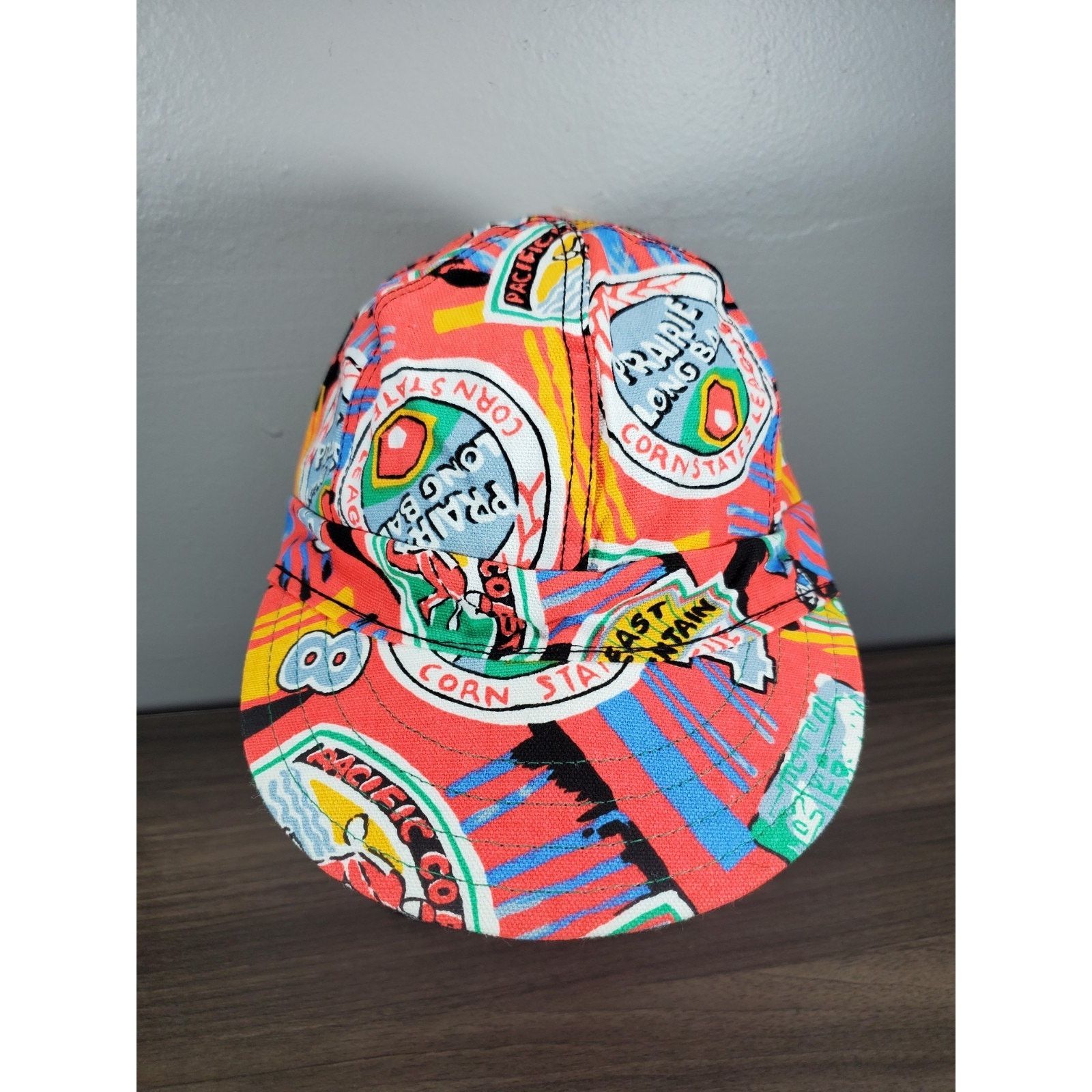 Stormy Kromer × Vintage Kromer Baseball All Over Print Fitted Railroad Hat Cap 7 1/8 Size ONE SIZE - 3 Thumbnail