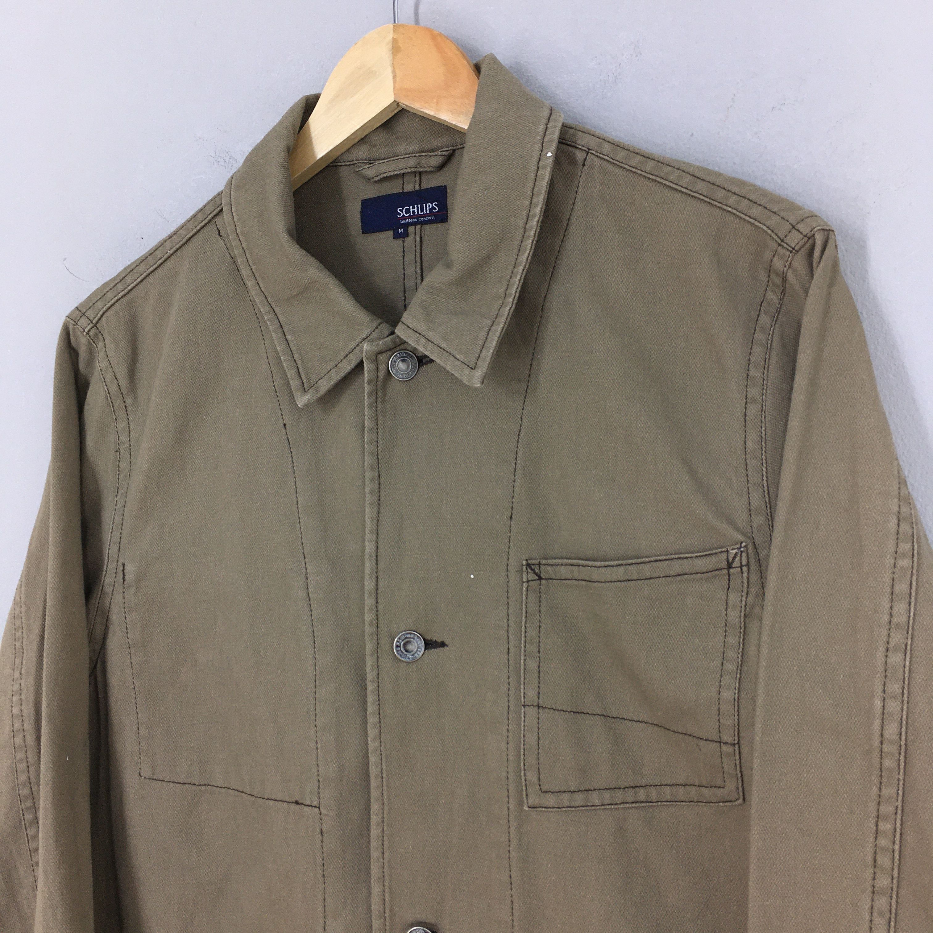 Vintage Vintage 90's Worker Frenchwork Denim Jacket Medium Size US M / EU 48-50 / 2 - 4 Thumbnail
