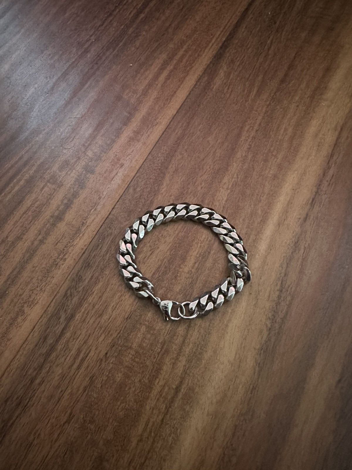 Vintage Rare stainless steel curb bracelet Size ONE SIZE - 1 Thumbnail
