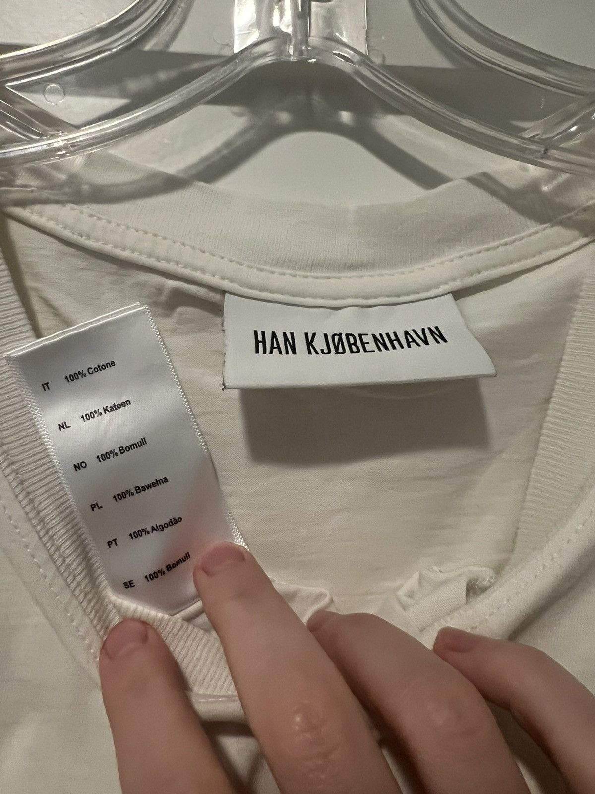Han Kjobenhavn White Han Kjøbehavn T-shirt Size US L / EU 52-54 / 3 - 4 Thumbnail