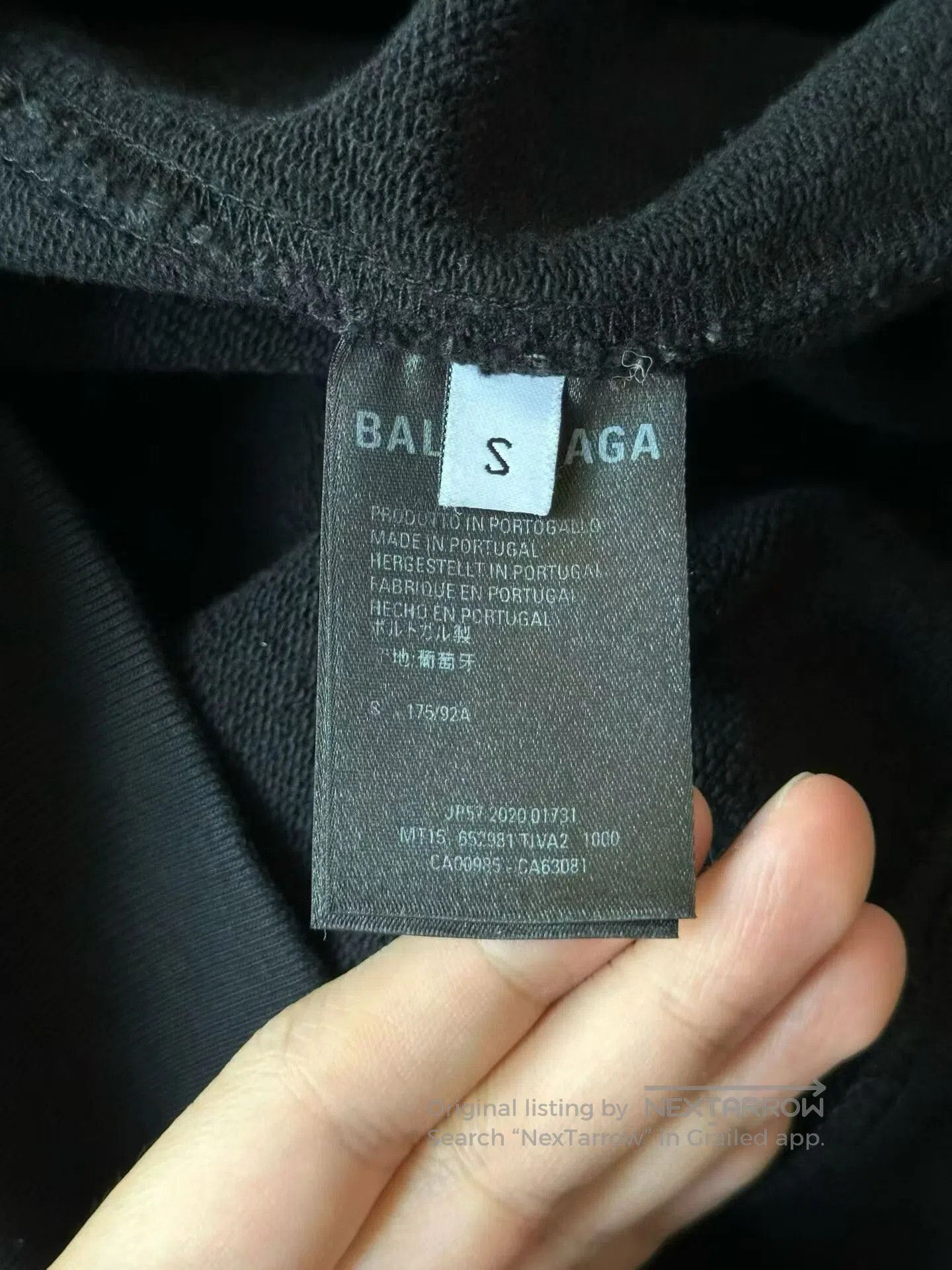 Balenciaga Balenciaga Black Portrait Sweatshirt. Size US S / EU 44-46 / 1 - 4 Thumbnail